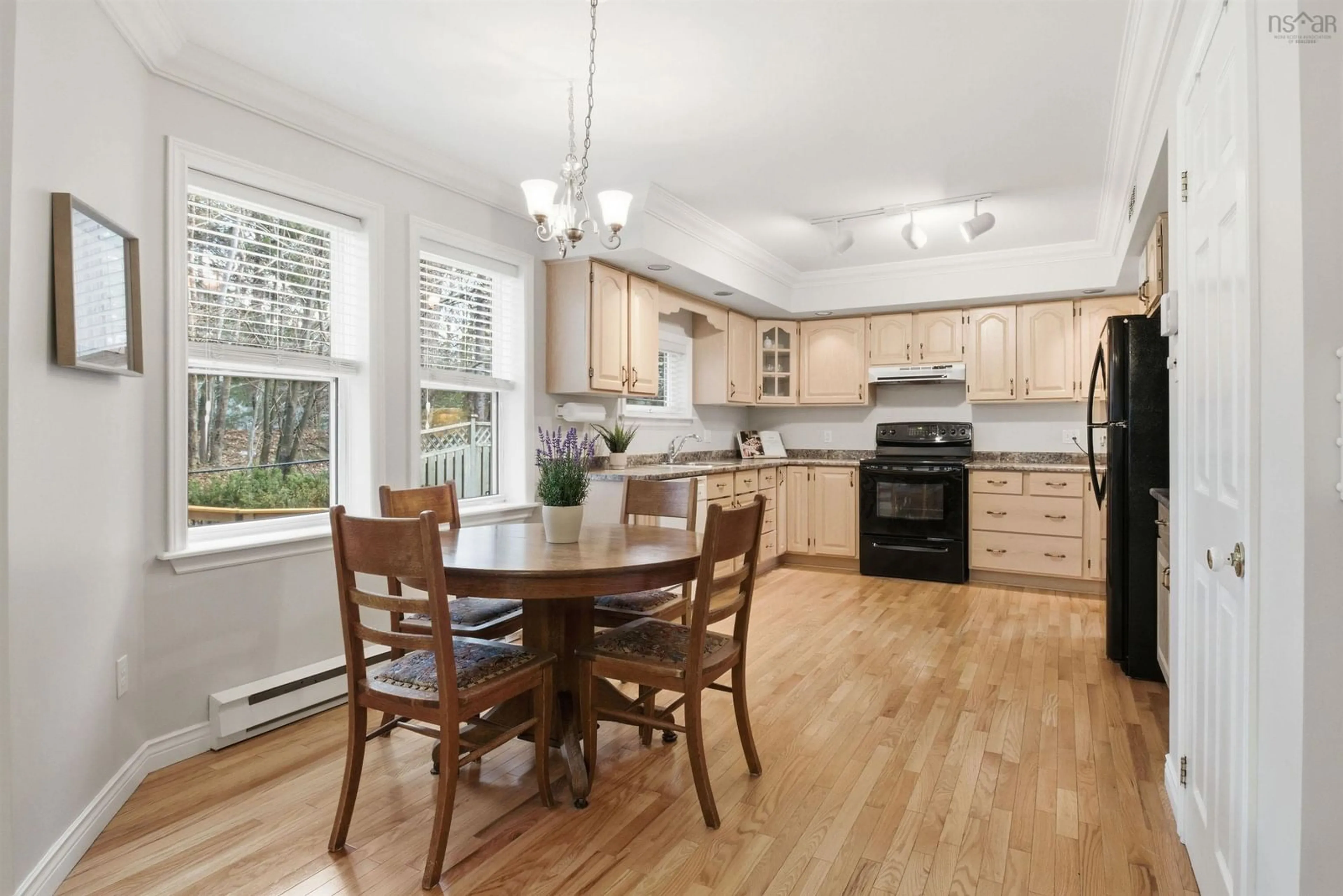 Open concept kitchen, wood/laminate floor for 270 Ridgevale Dr, Bedford Nova Scotia B4A 3Z3