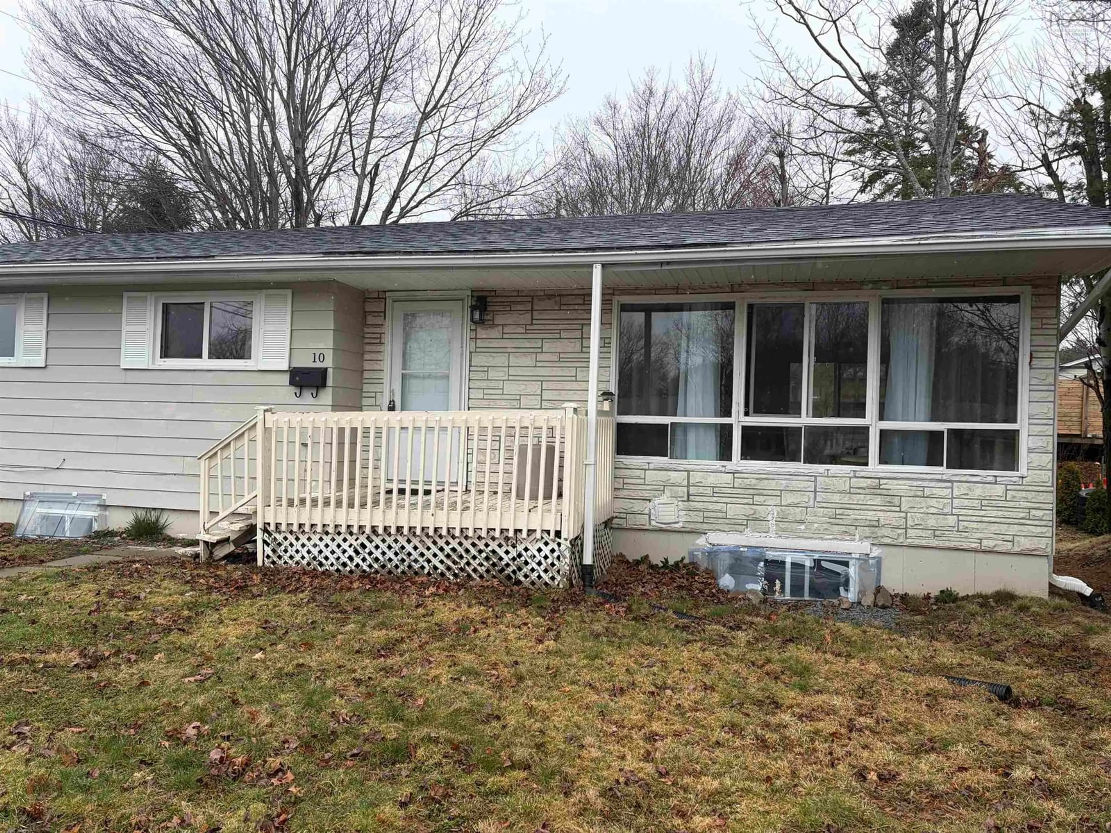 Home with vinyl exterior material, street for 10 Chandler Dr, Lower Sackville Nova Scotia B4C 1X6
