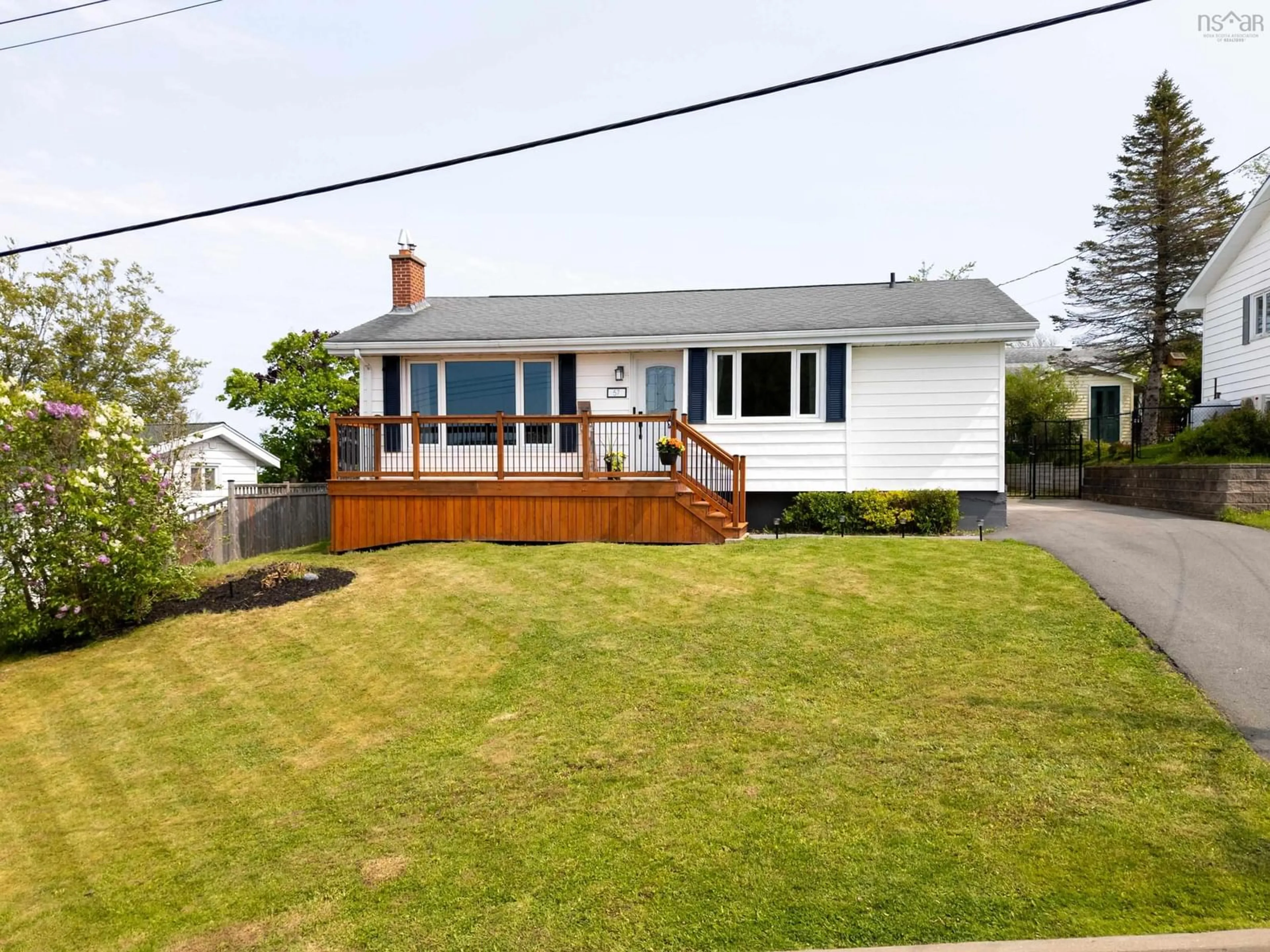 Home with vinyl exterior material, street for 57 Clearview St, Halifax Nova Scotia B3R 1N7