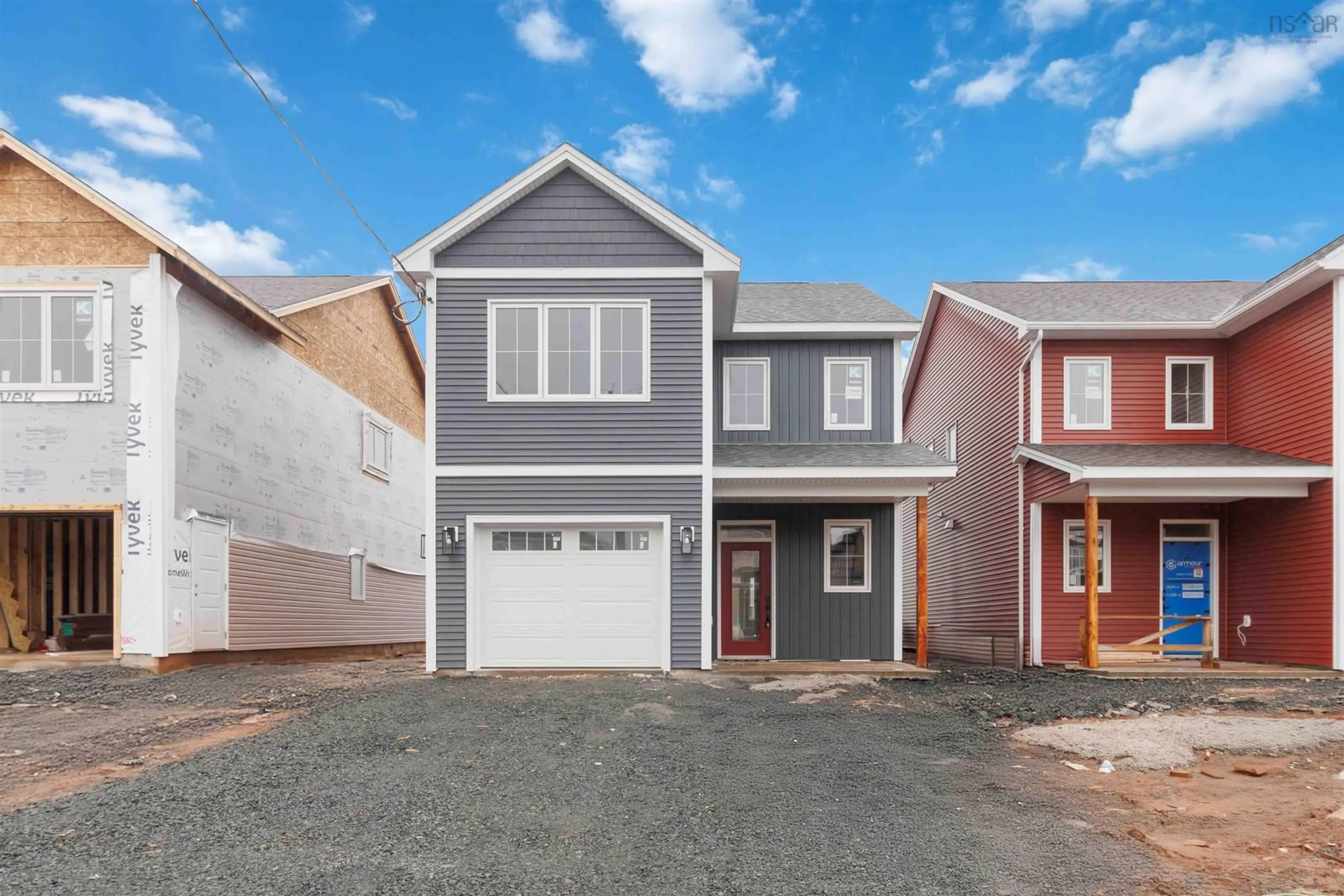 Home with vinyl exterior material, street for Brianna Dr #54, Lantz Nova Scotia B2S 0K4