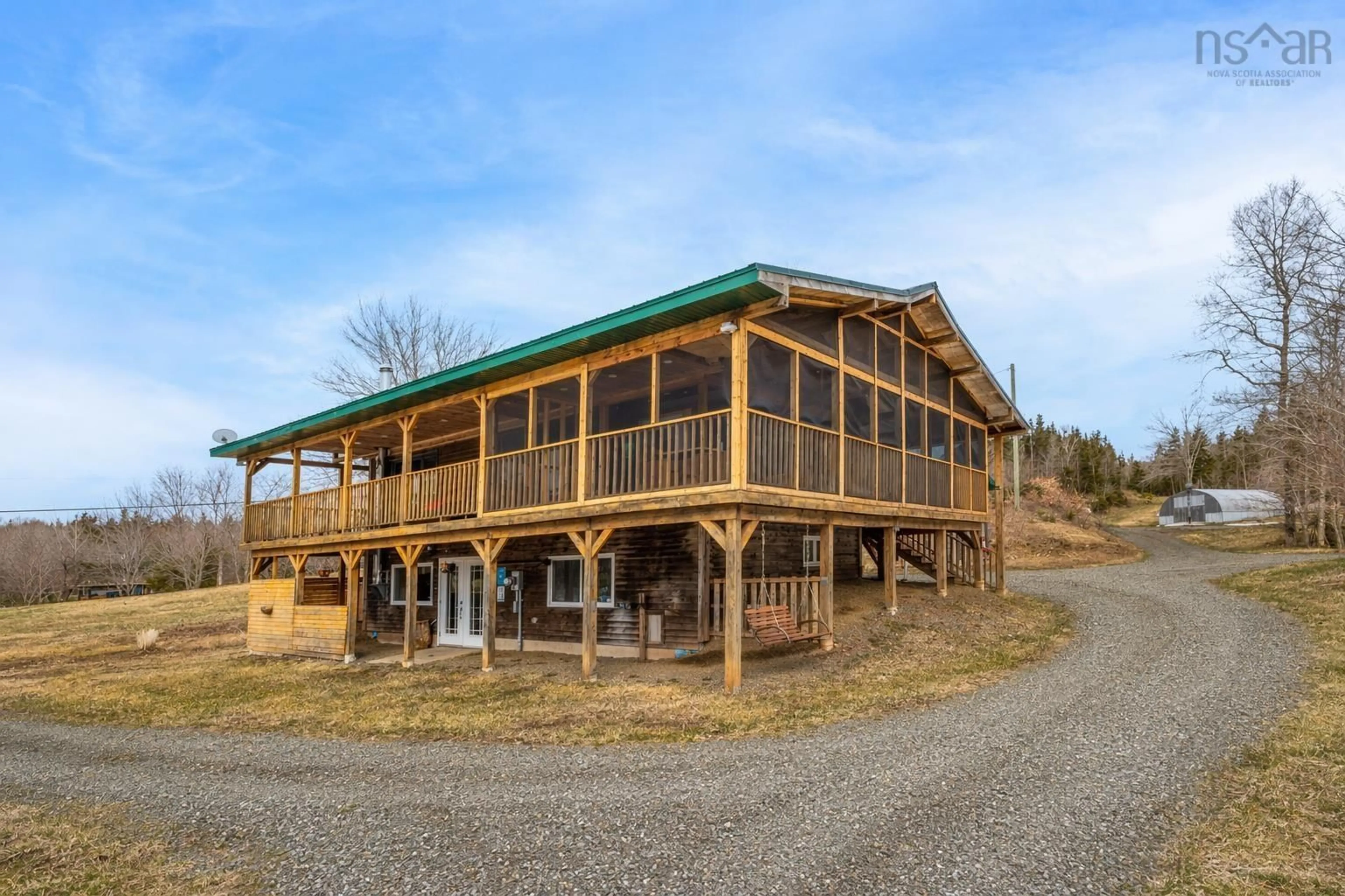 A pic from outside/outdoor area/front of a property/back of a property/a pic from drone, building for 439 Big Harbour Rd, Big Harbour Nova Scotia B0E 1B0