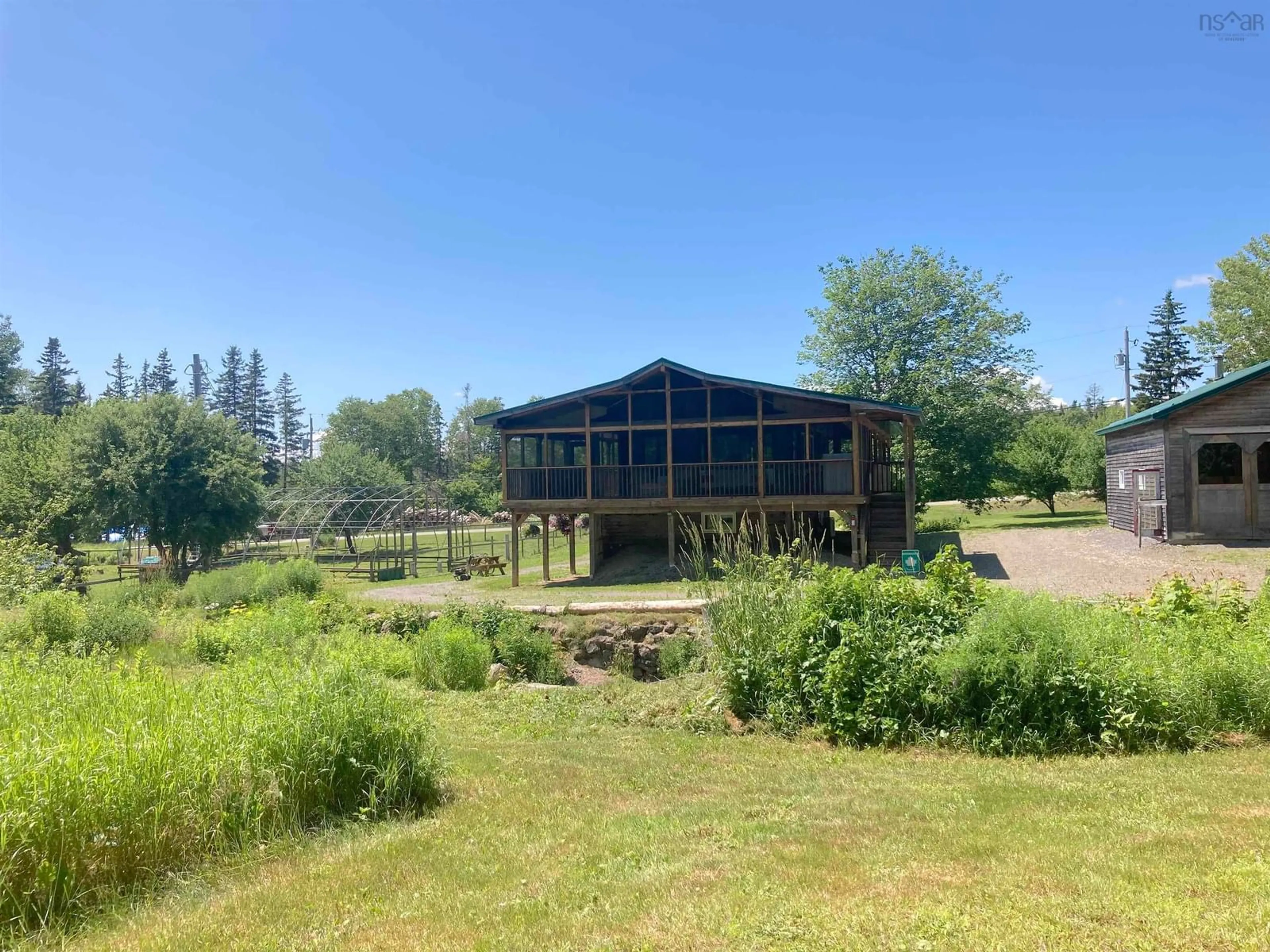 A pic from outside/outdoor area/front of a property/back of a property/a pic from drone, water/lake/river/ocean view for 439 Big Harbour Rd, Big Harbour Nova Scotia B0E 1B0
