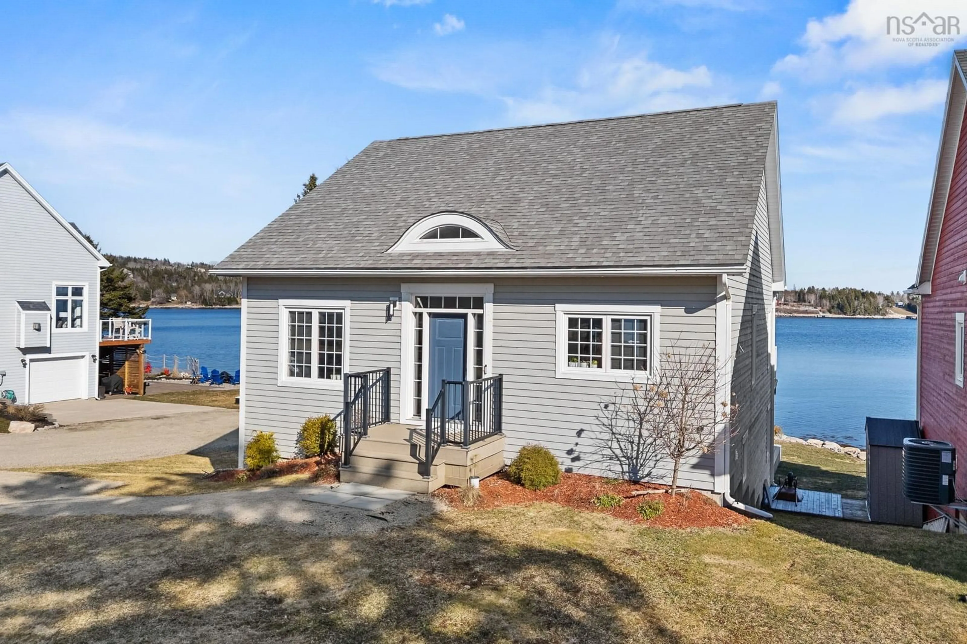 Home with vinyl exterior material, water/lake/river/ocean view for 32 Logboom Run, Ingramport Nova Scotia B3Z 0W4