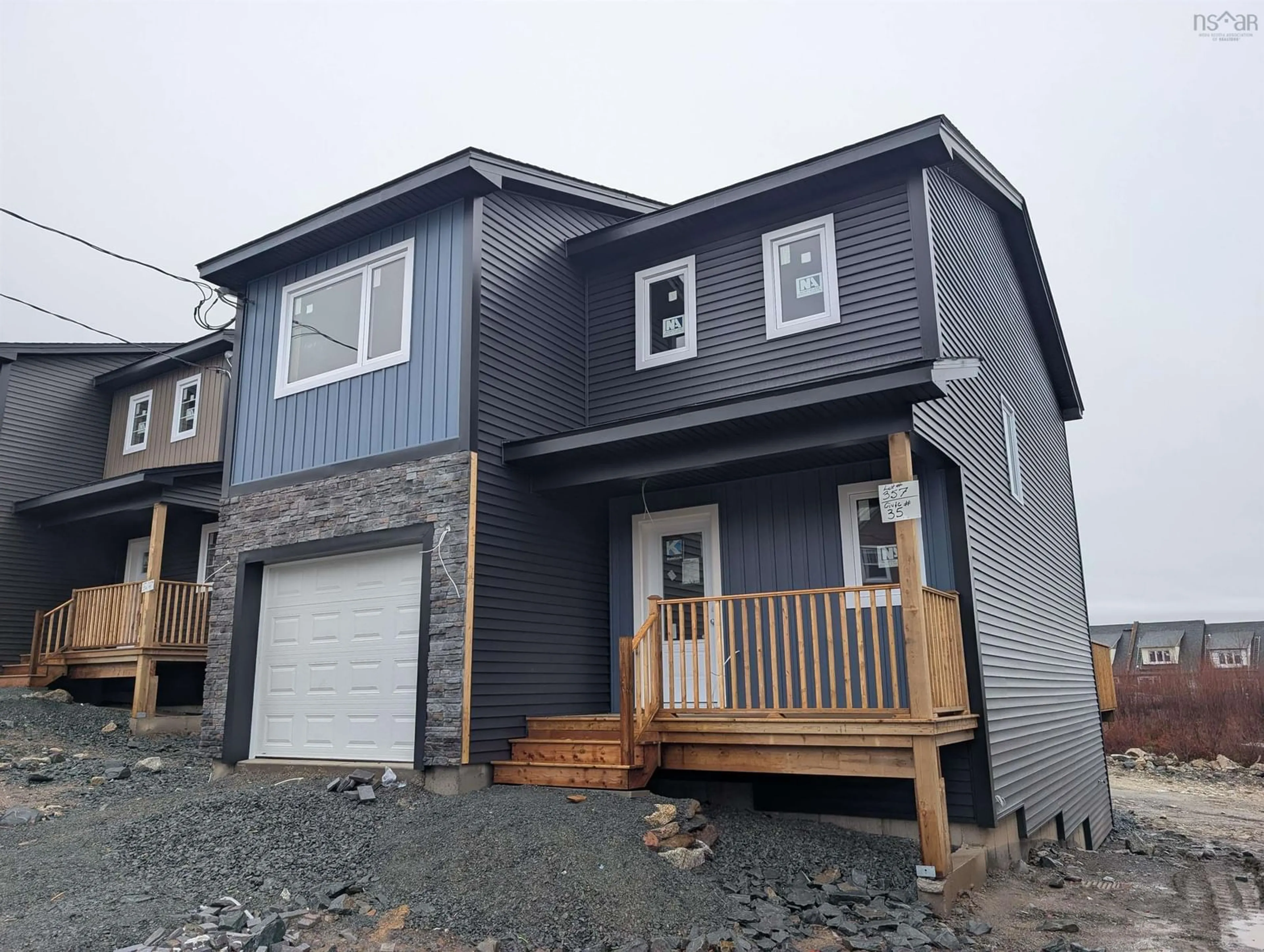 Home with vinyl exterior material, street for 35 Alabaster Way, Halifax Nova Scotia B3P 0E7