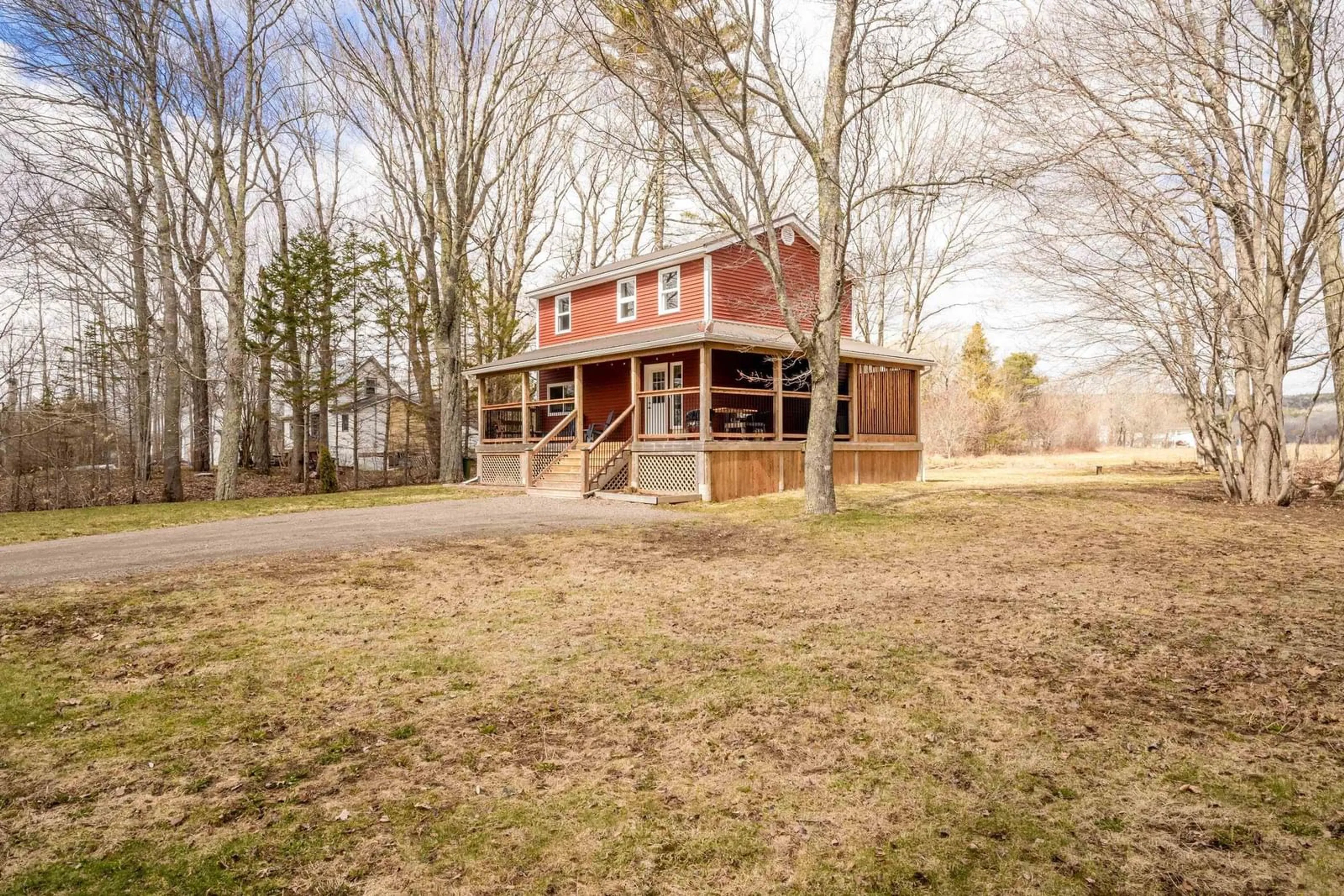 A pic from outside/outdoor area/front of a property/back of a property/a pic from drone, unknown for 701 Brooklyn St, North Kingston Nova Scotia B0P 1R0