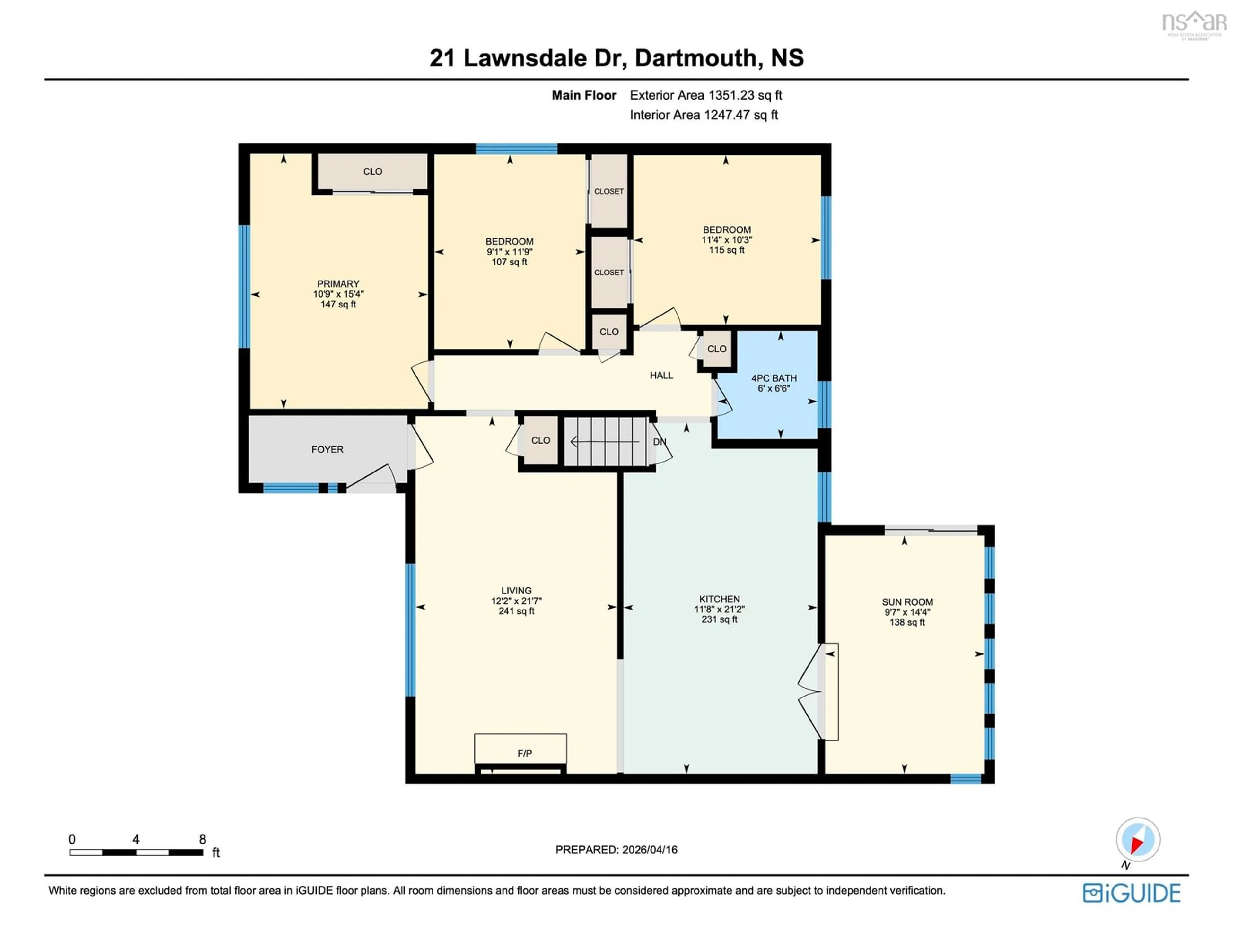 Floor plan for 21 Lawnsdale Dr, Dartmouth Nova Scotia B3A 2N1