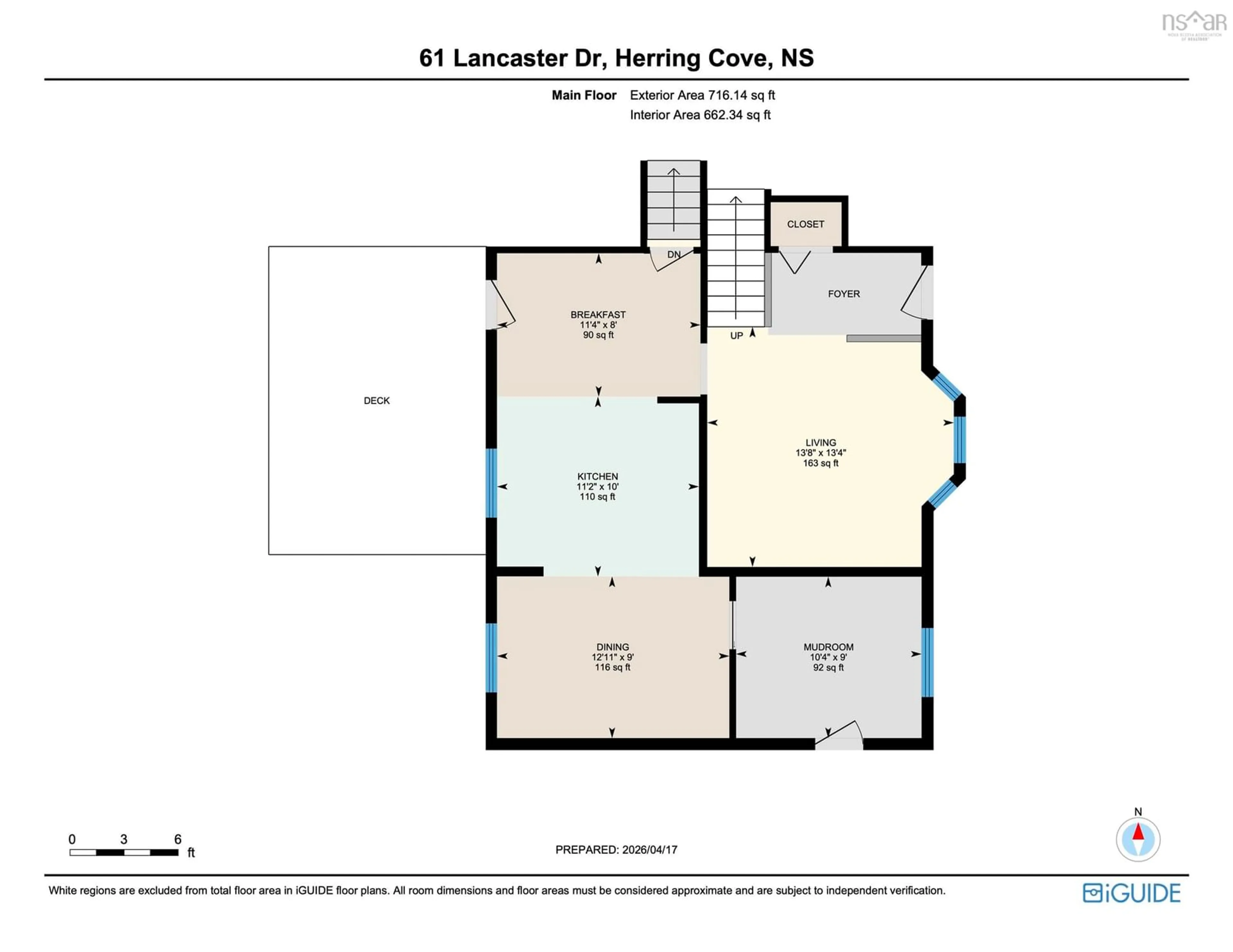 Floor plan for 61 Lancaster Dr, Herring Cove Nova Scotia B3V 1H9