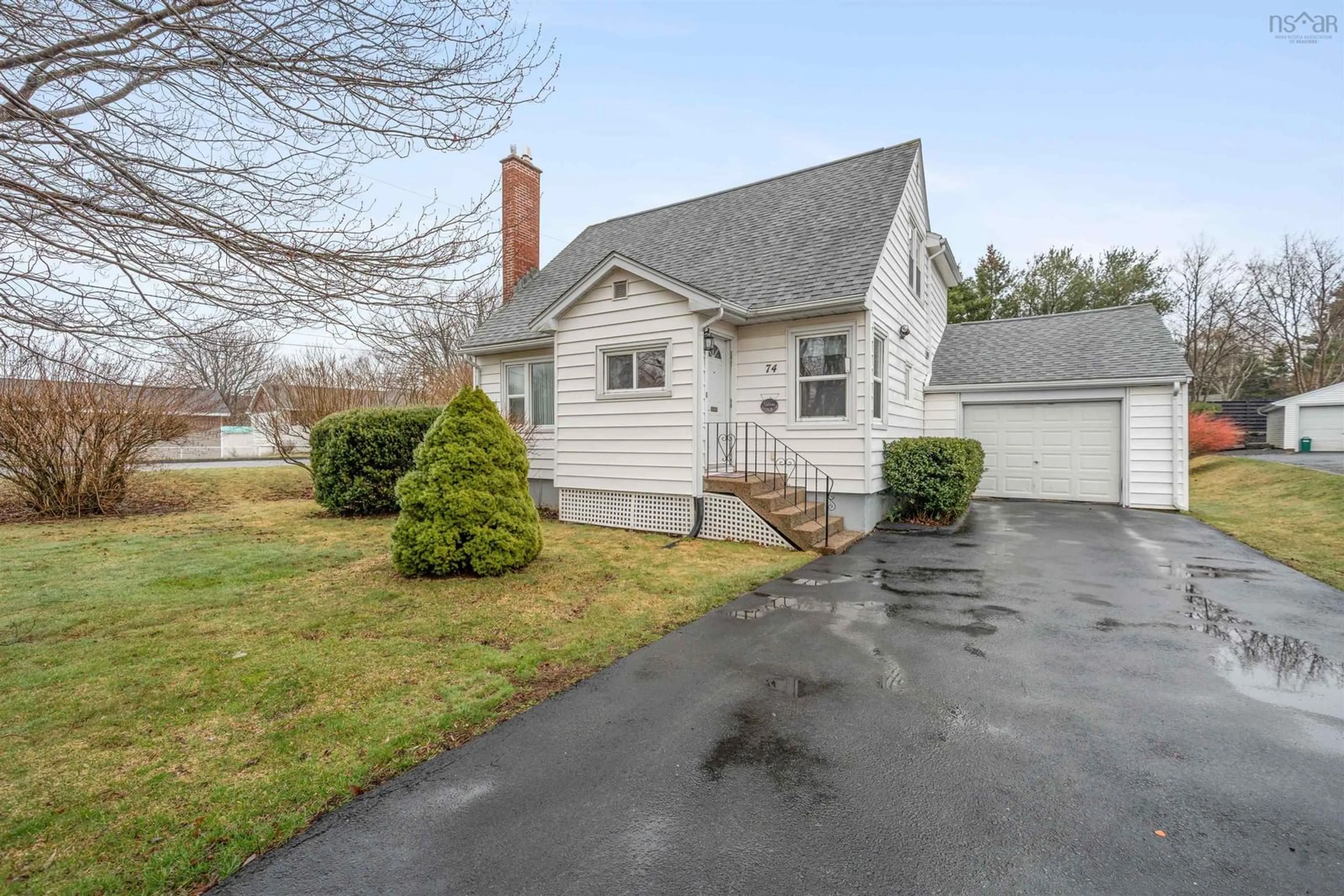 A pic from outside/outdoor area/front of a property/back of a property/a pic from drone, street for 74 Louisburg Lane, Dartmouth Nova Scotia B2W 3B1