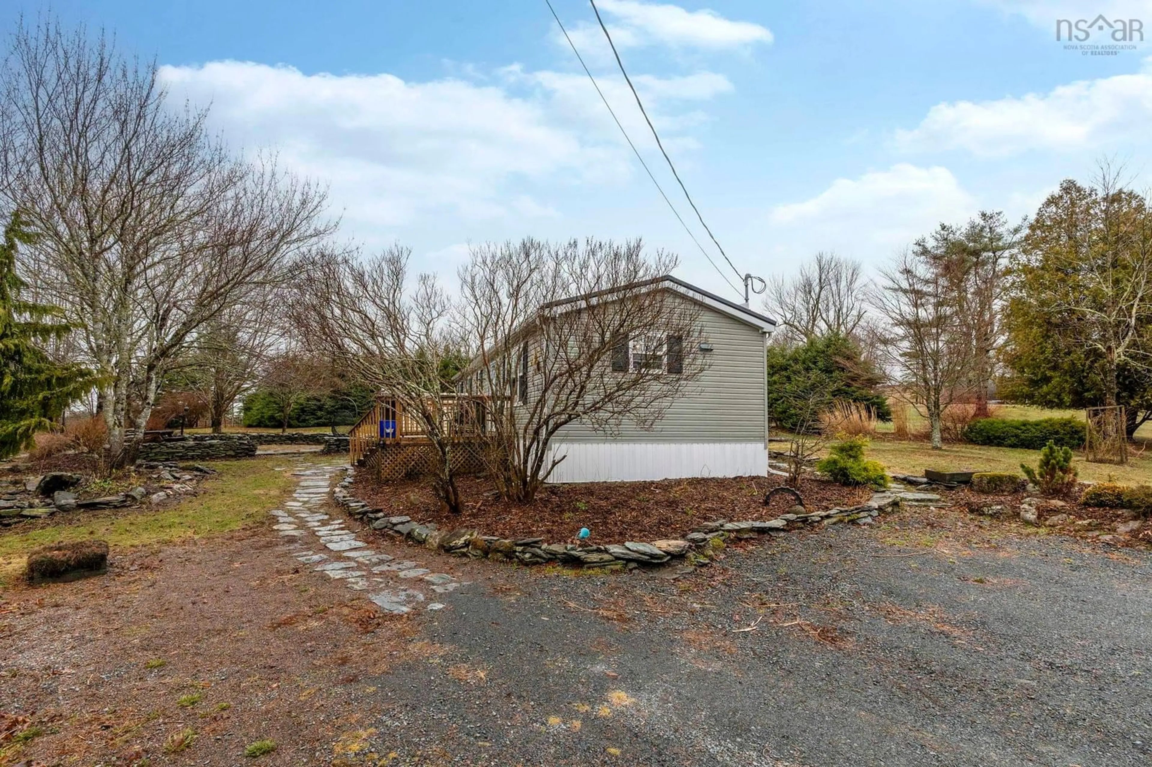 A pic from outside/outdoor area/front of a property/back of a property/a pic from drone, water/lake/river/ocean view for 101 Pulsifer Rd, Wittenburg Nova Scotia B0N 2J0