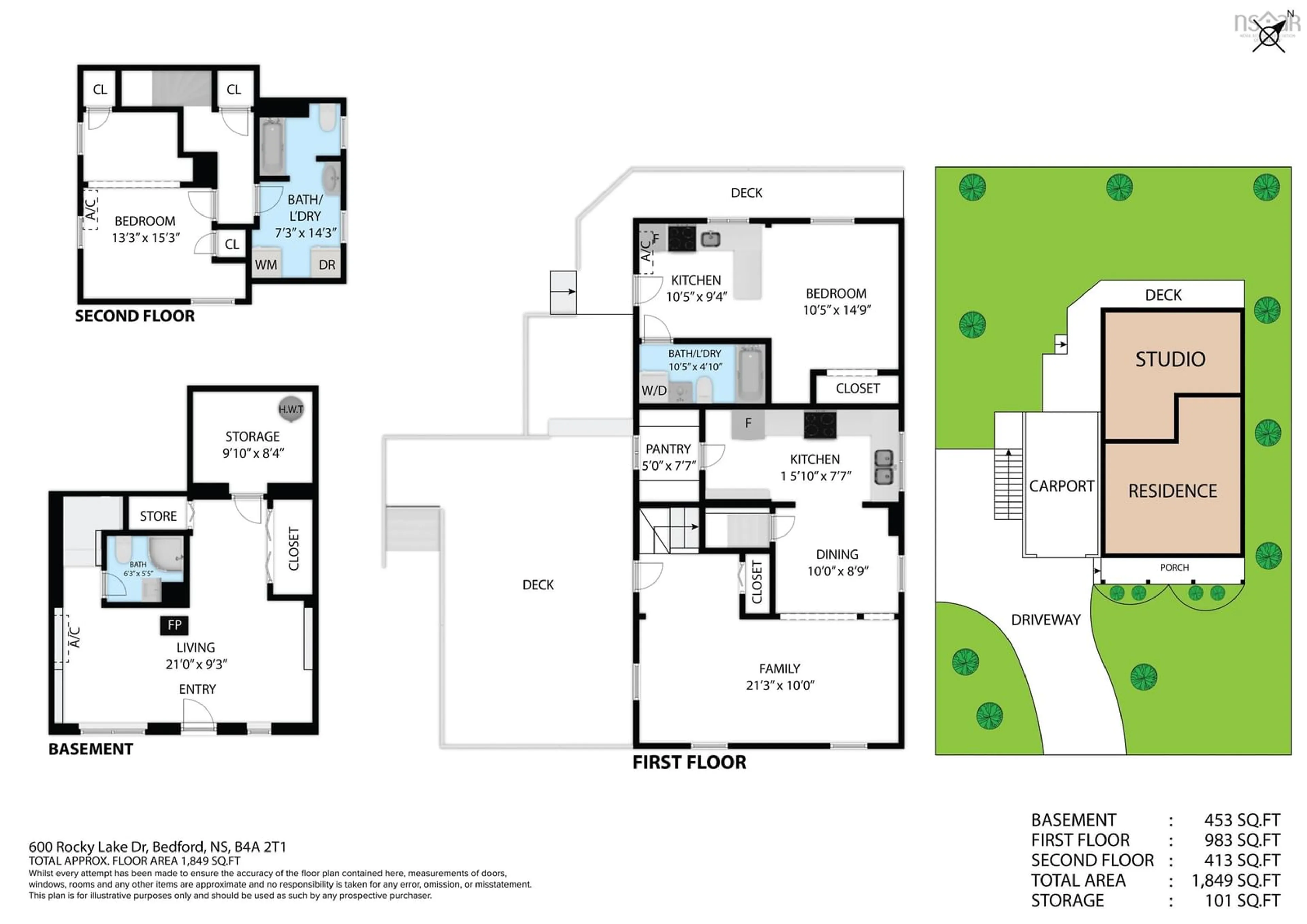 Floor plan for 600 Rocky Lake Dr, Bedford Nova Scotia B4A 2T6