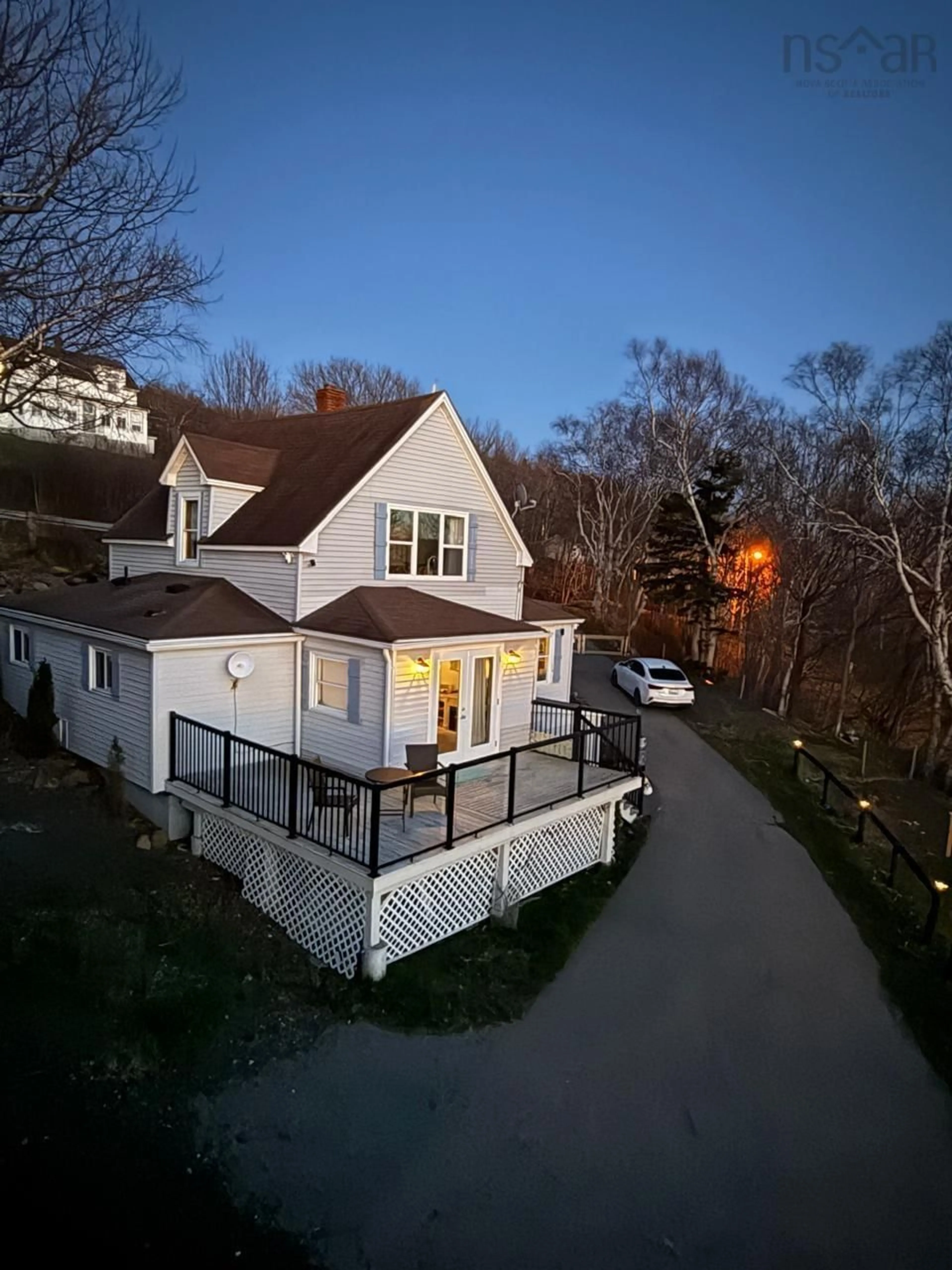 A pic from outside/outdoor area/front of a property/back of a property/a pic from drone, street for 608 Granville Rd, Victoria Beach Nova Scotia B0S 1A0
