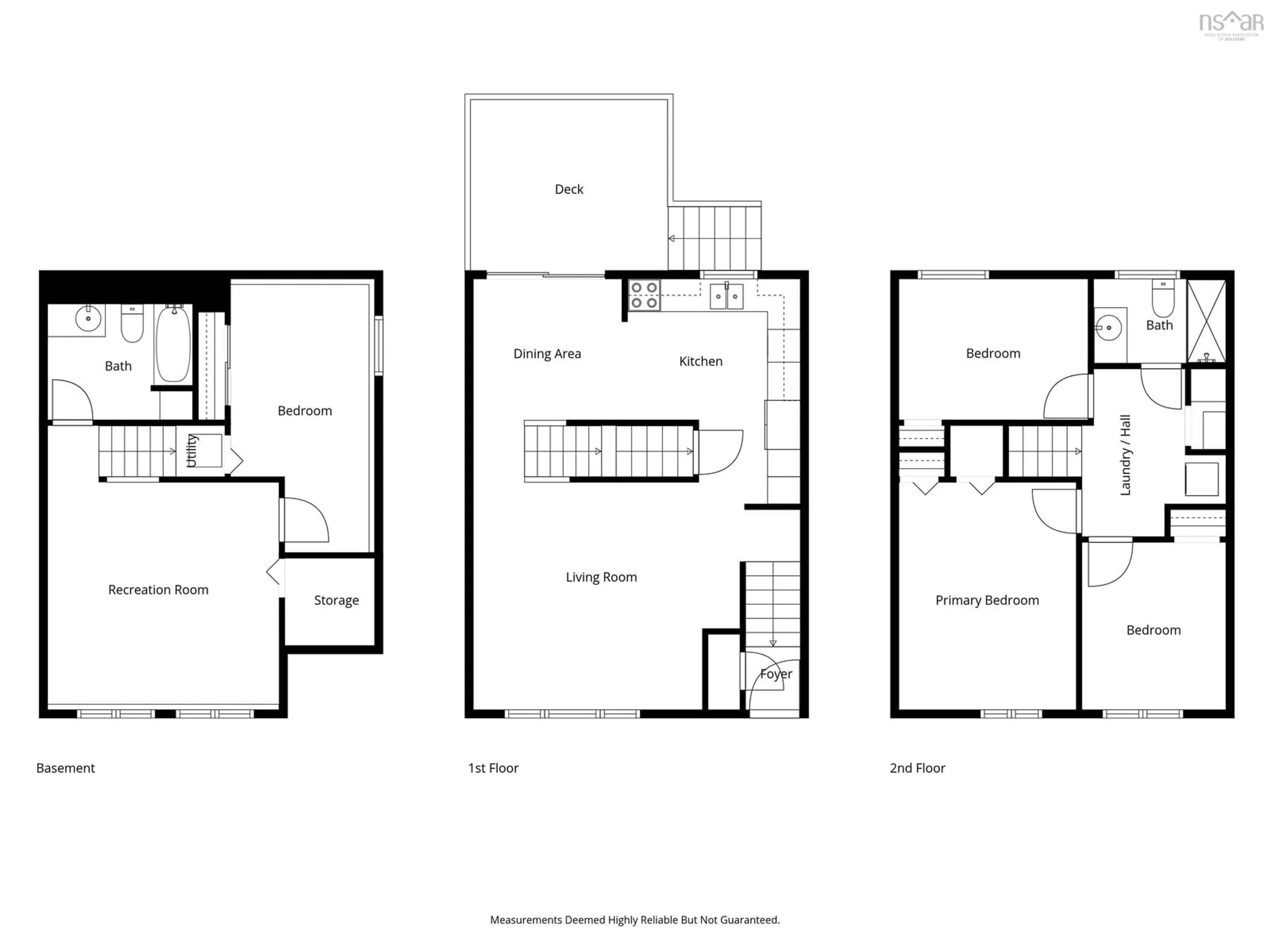 Floor plan for 76 Merrimac Dr, Cole Harbour Nova Scotia B2W 4P8