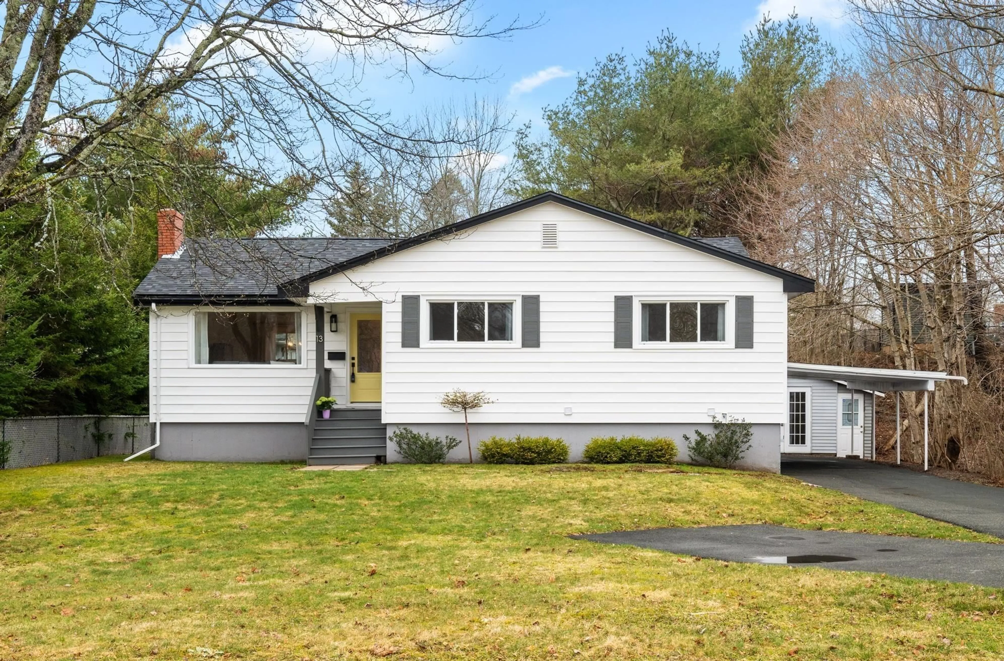 Home with vinyl exterior material, street for 13 Clifford Dr, Dartmouth Nova Scotia B2W 1T7