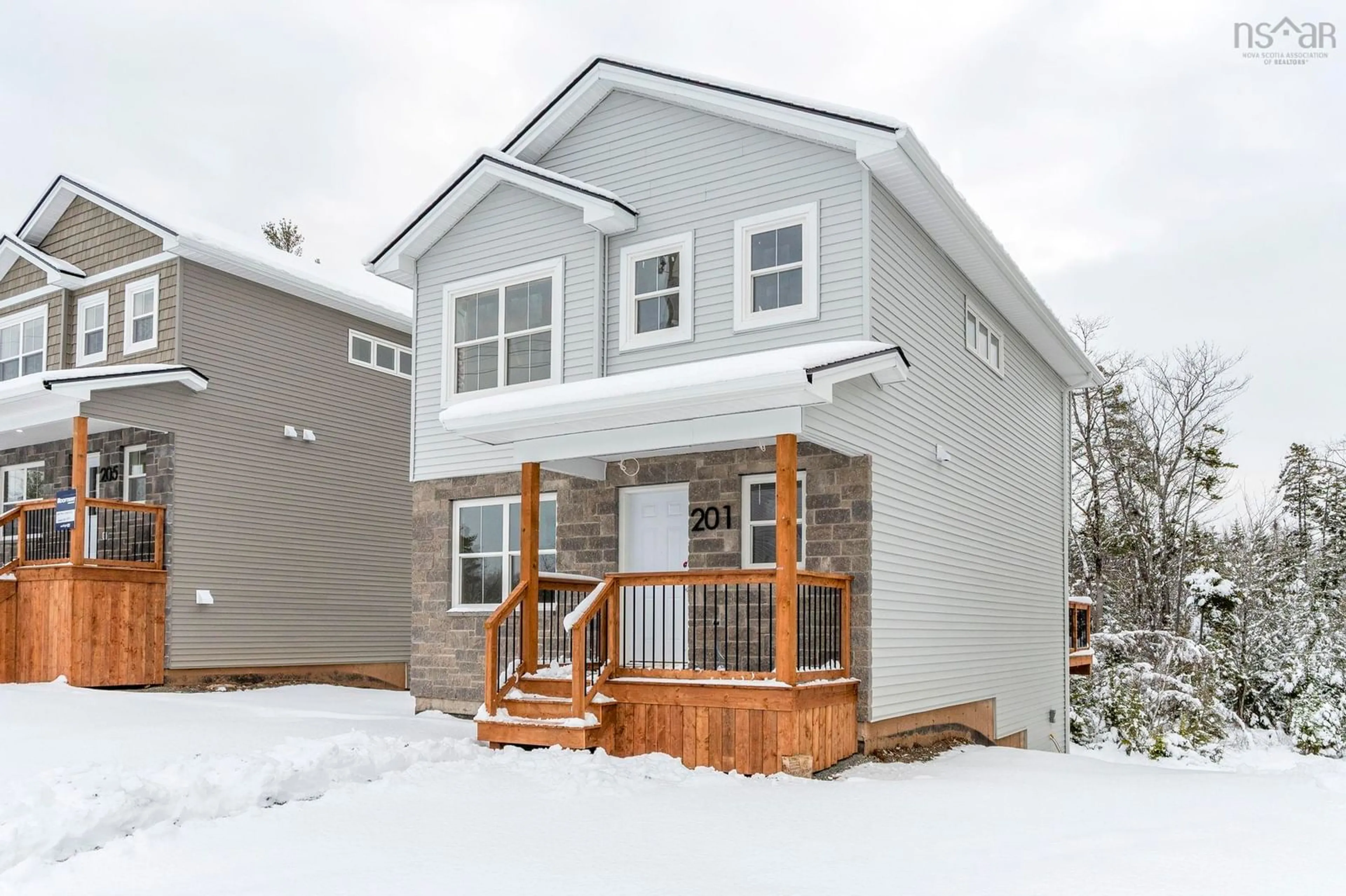 Home with vinyl exterior material, street for 201 Darner Dr #DA-59, Beaver Bank Nova Scotia B4G 0E2
