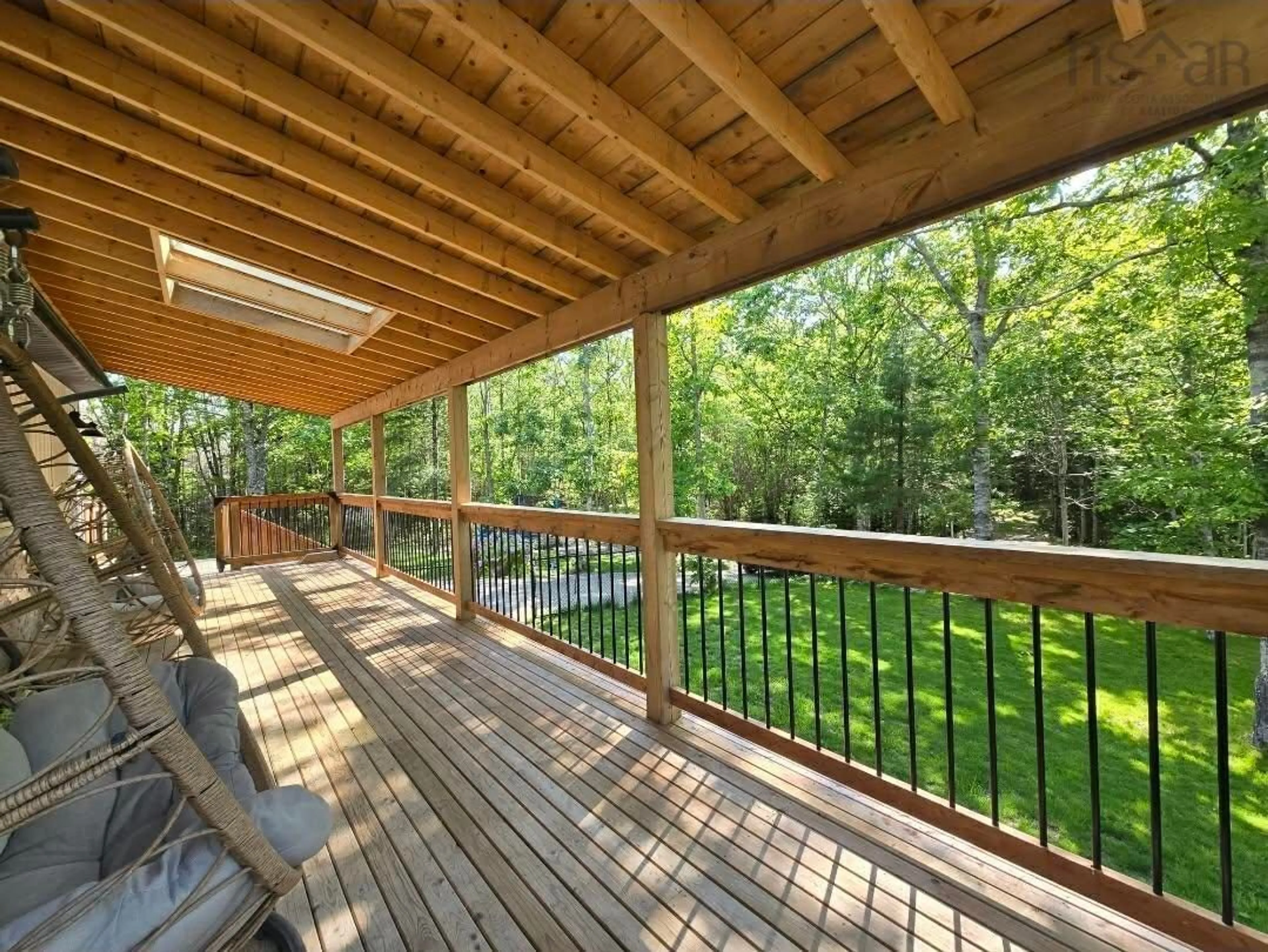 Patio, water/lake/river/ocean view for 67 Oak Lane, Clyde River Nova Scotia B0W 1R0