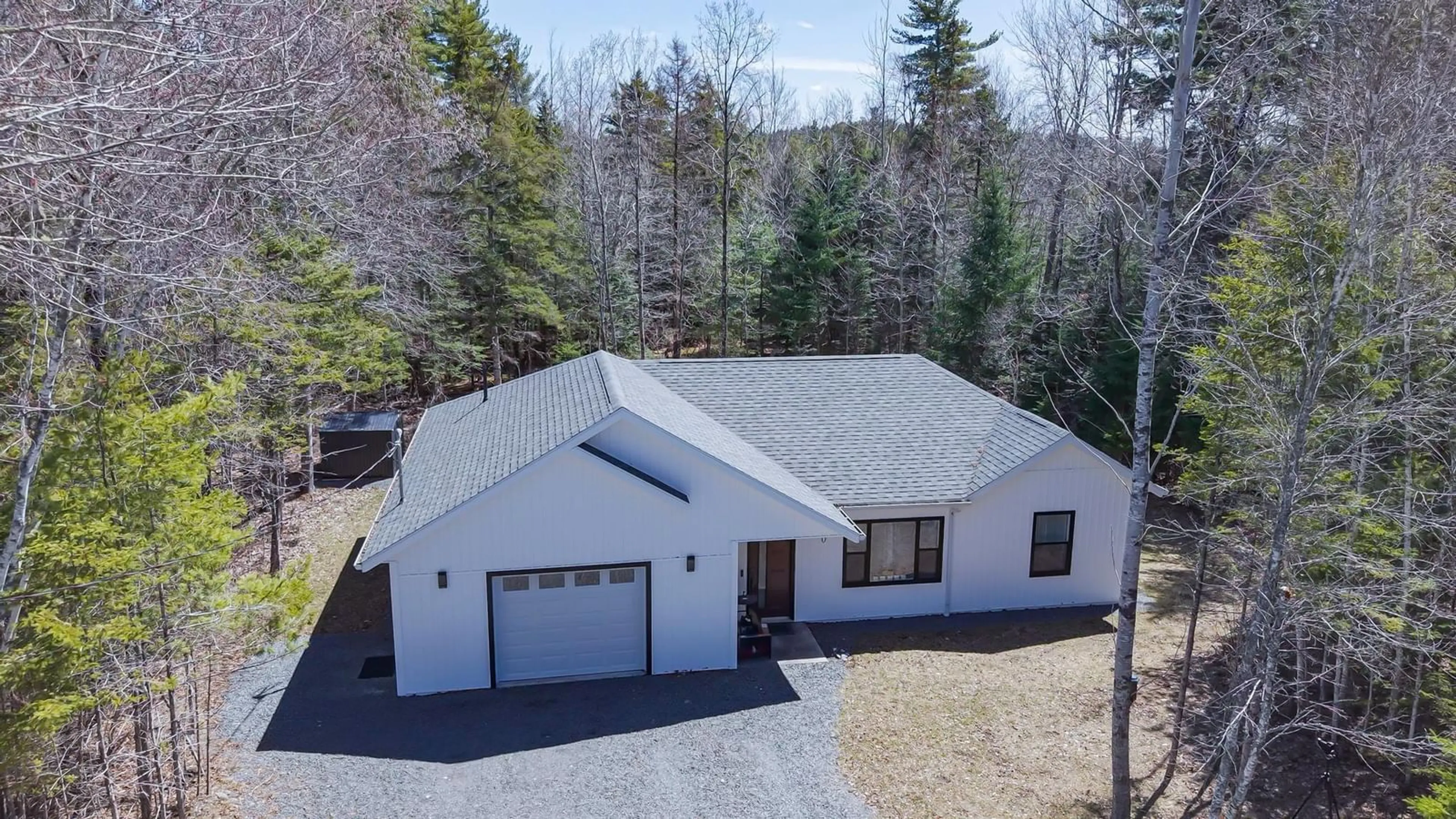 A pic from outside/outdoor area/front of a property/back of a property/a pic from drone, unknown for 220 Feeners Corner Rd, West Northfield Nova Scotia B4V 5E3