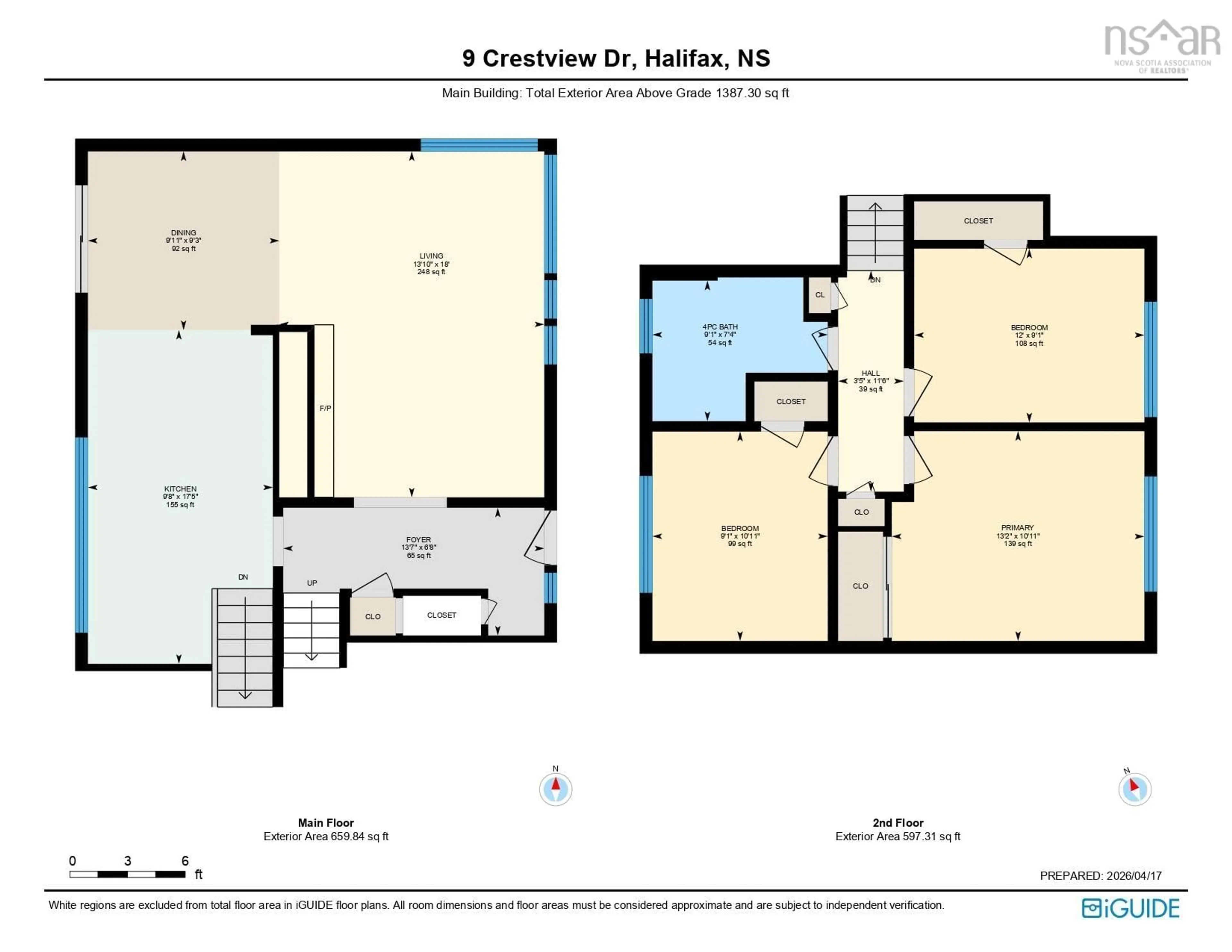 Floor plan for 9 Crestview Dr, Halifax Nova Scotia B3P 1G1