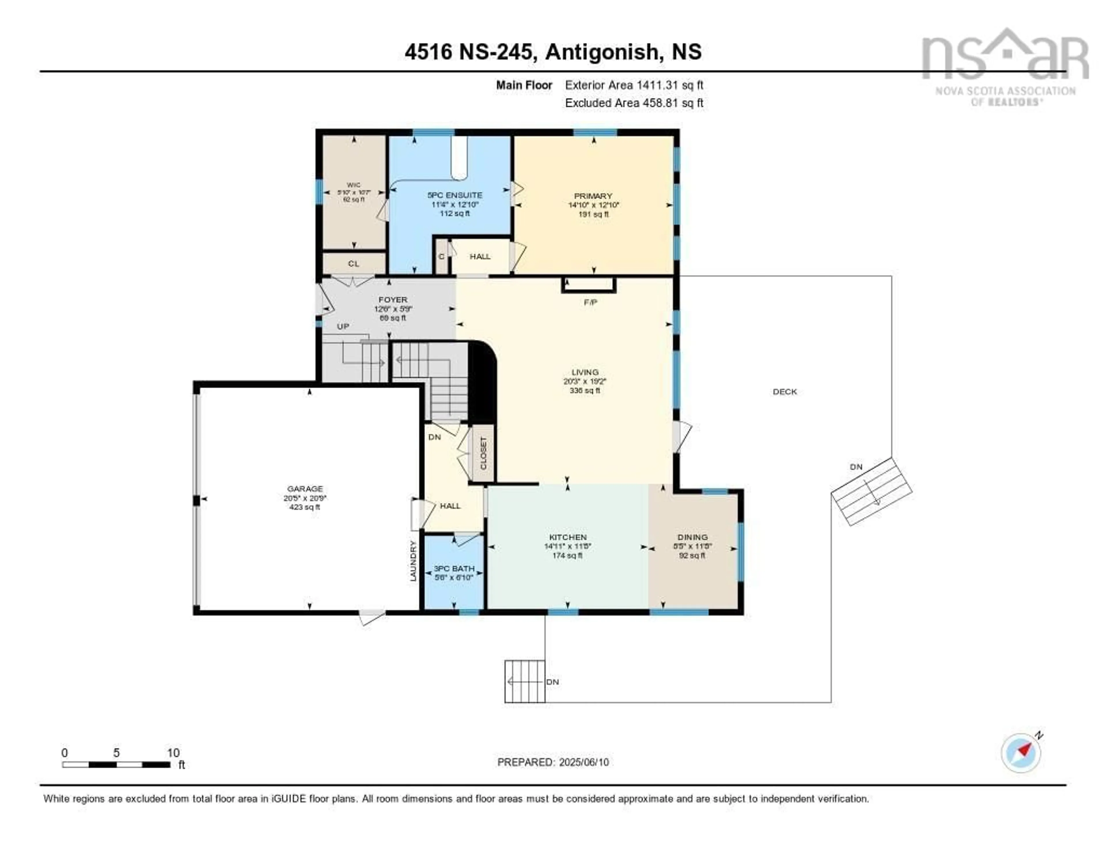 Floor plan for 4516 Highway 245, Malignant Cove Nova Scotia B2G 2L1