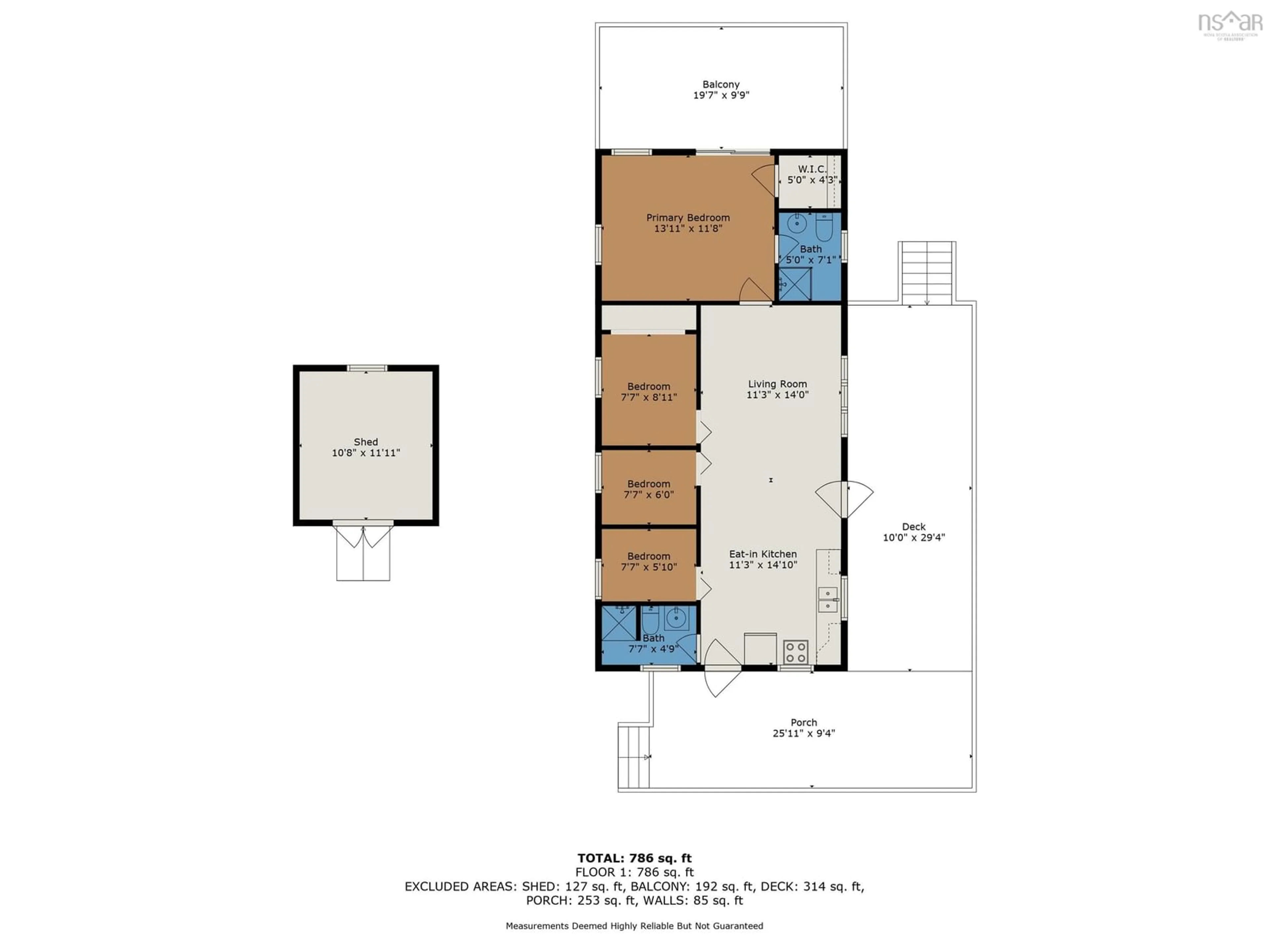 Floor plan for 20 Macknight Lane, Seafoam Nova Scotia B0K 1N0