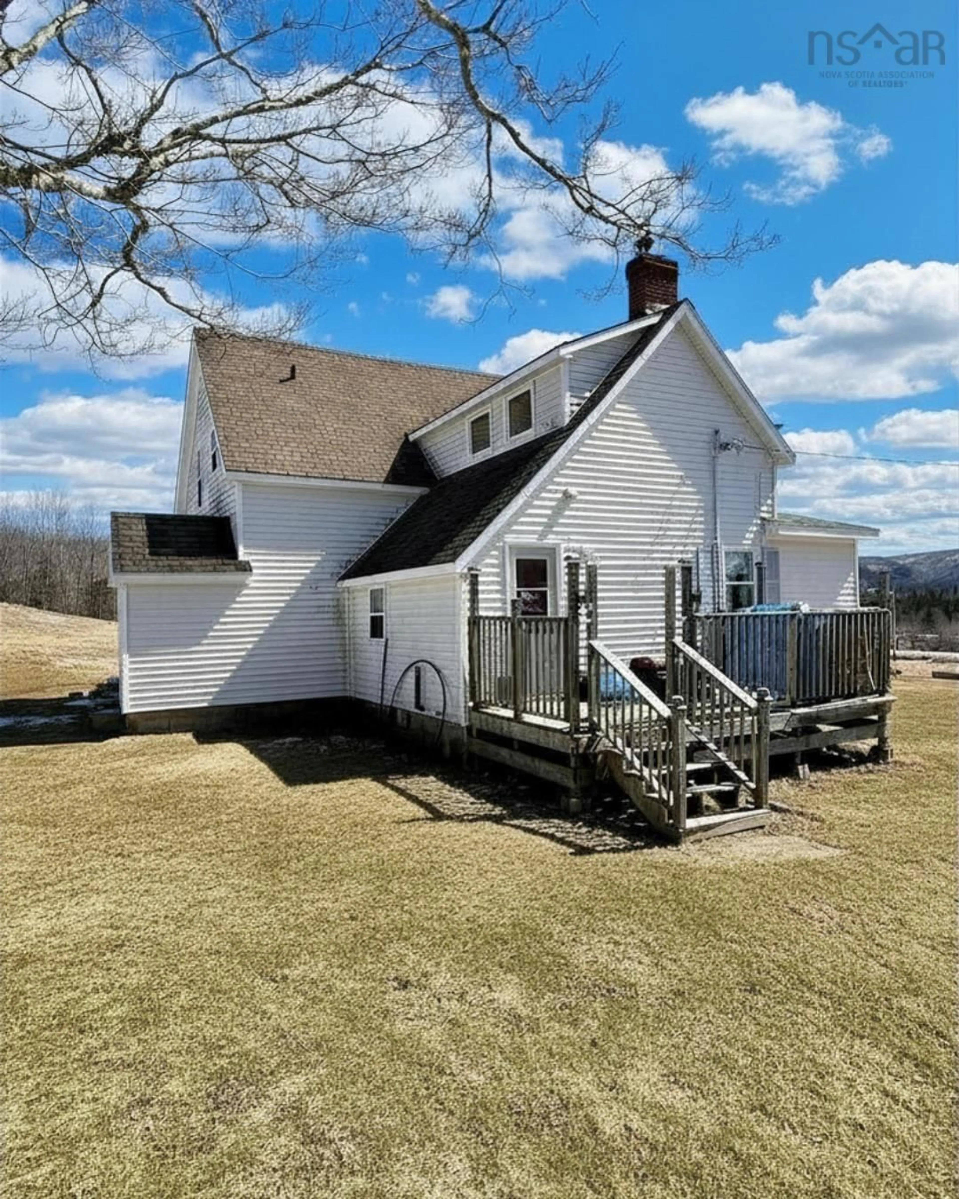 A pic from outside/outdoor area/front of a property/back of a property/a pic from drone, building for 2041 Strathlorne-Scotsville Rd, North Ainslie Nova Scotia B0E 3M0