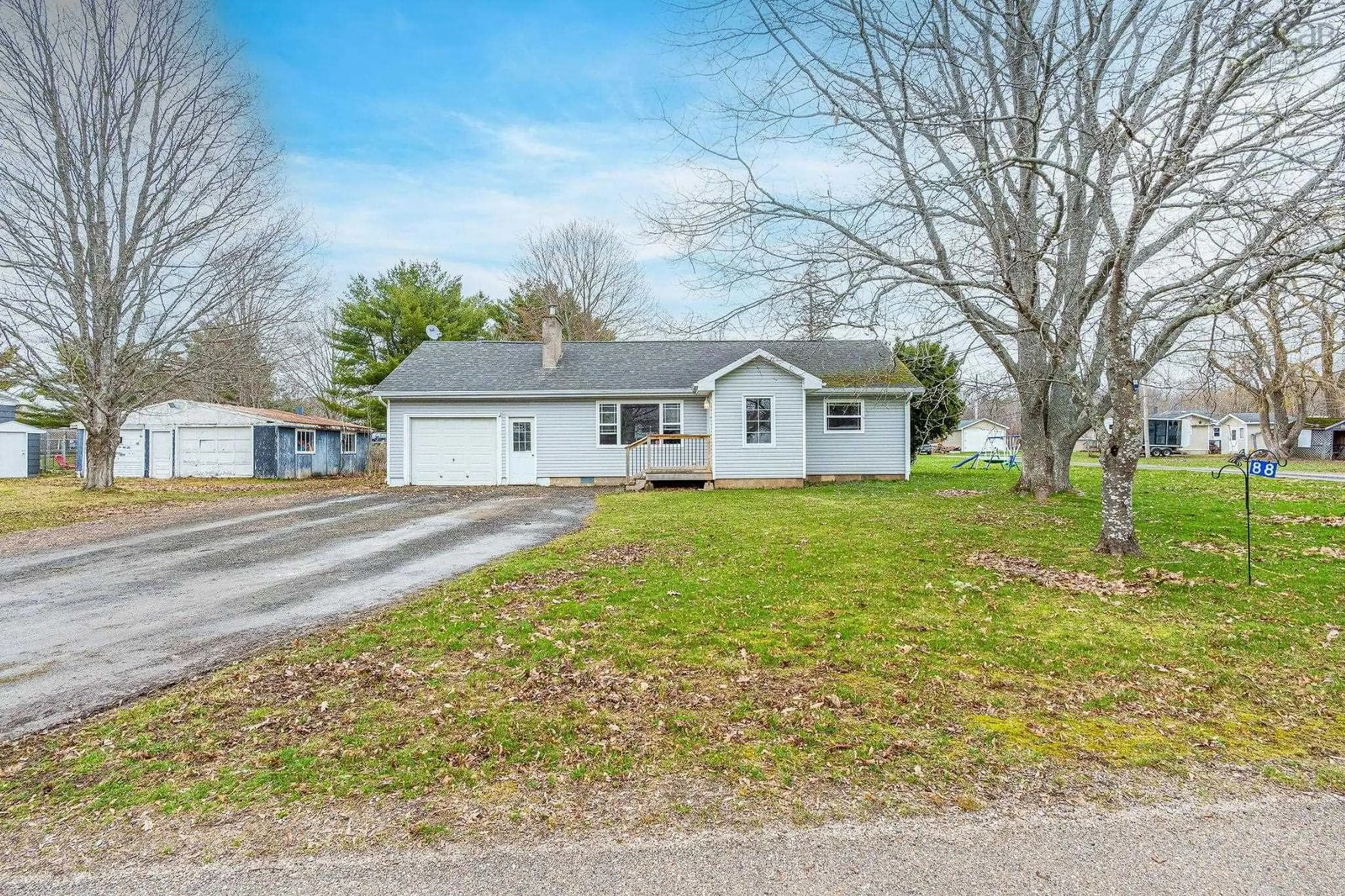 Home with vinyl exterior material, street for 88 Lawrencetown Lane, Lawrencetown Nova Scotia B0S 1M0