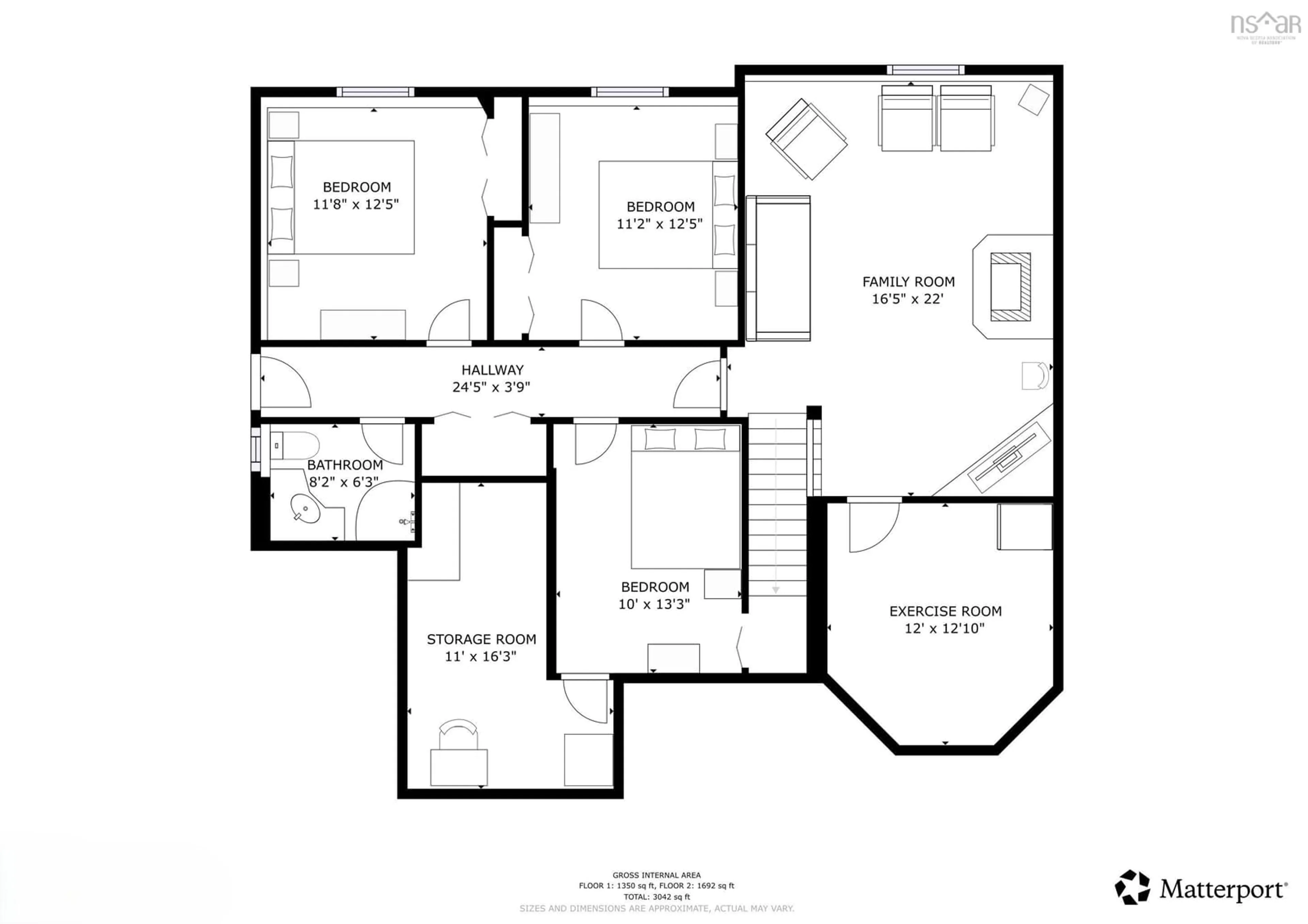 Floor plan for 9430 Highway 7, Stillwater Nova Scotia B0H 1E0