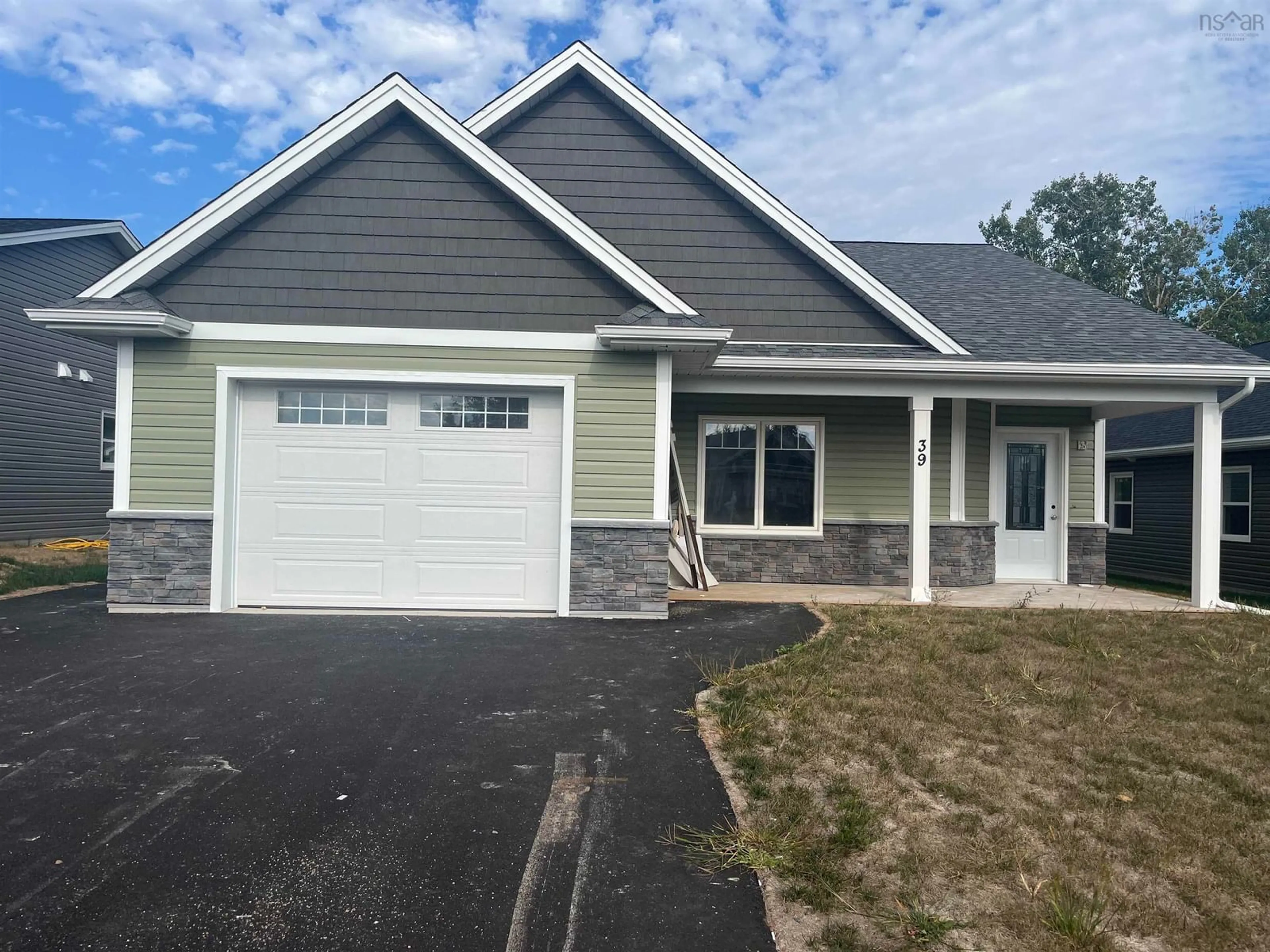 Home with vinyl exterior material, street for 39 Covey Dr, North Kentville Nova Scotia B4N 0H8