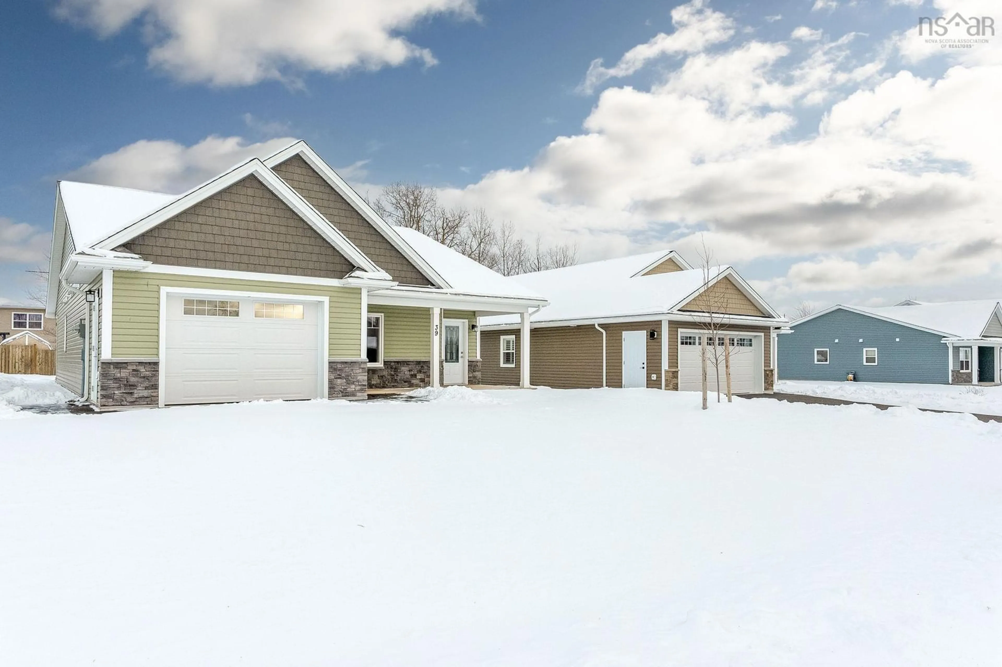 Home with vinyl exterior material, street for 39 Covey Dr, North Kentville Nova Scotia B4N 0H8