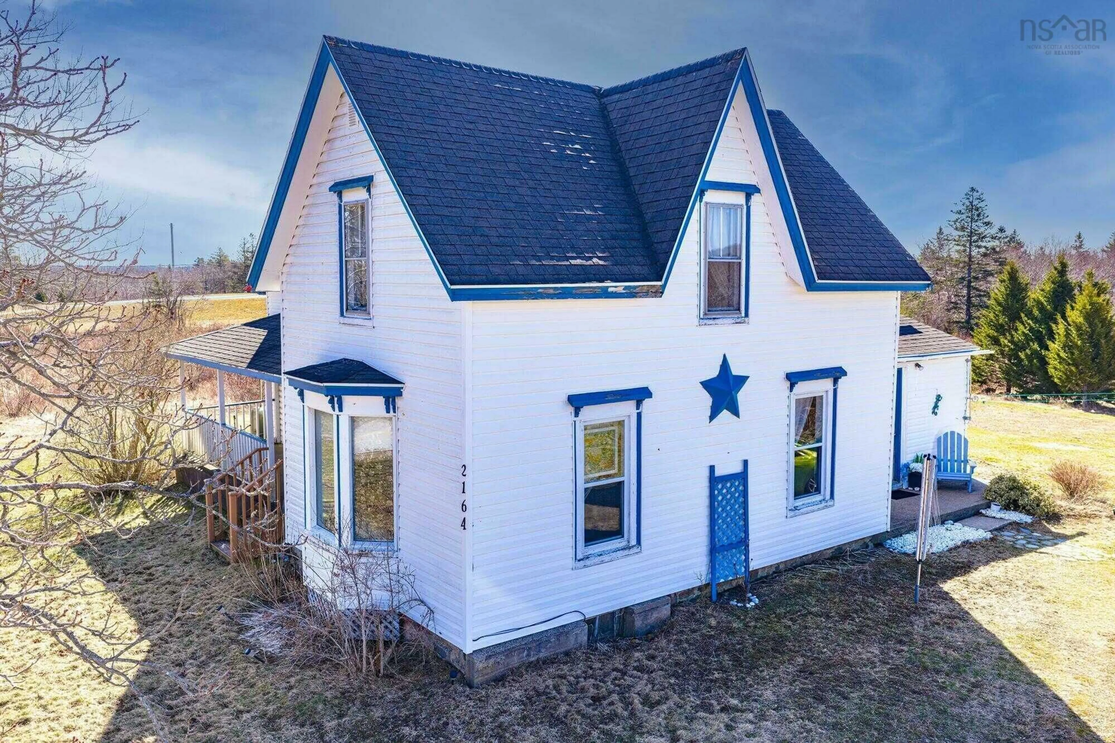 A pic from outside/outdoor area/front of a property/back of a property/a pic from drone, building for 2164 Ns-340, Deerfield Nova Scotia B5A 5N9