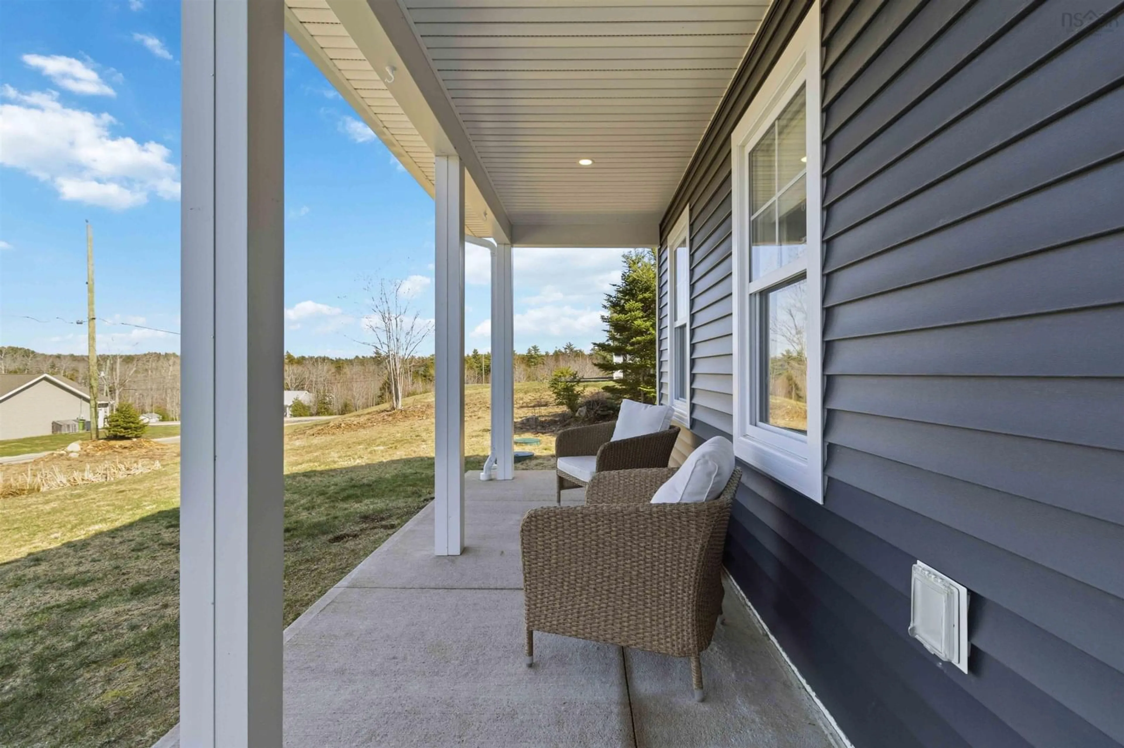 Patio, water/lake/river/ocean view for 17 Concordia Dr, Conquerall Bank Nova Scotia B4V 9G1