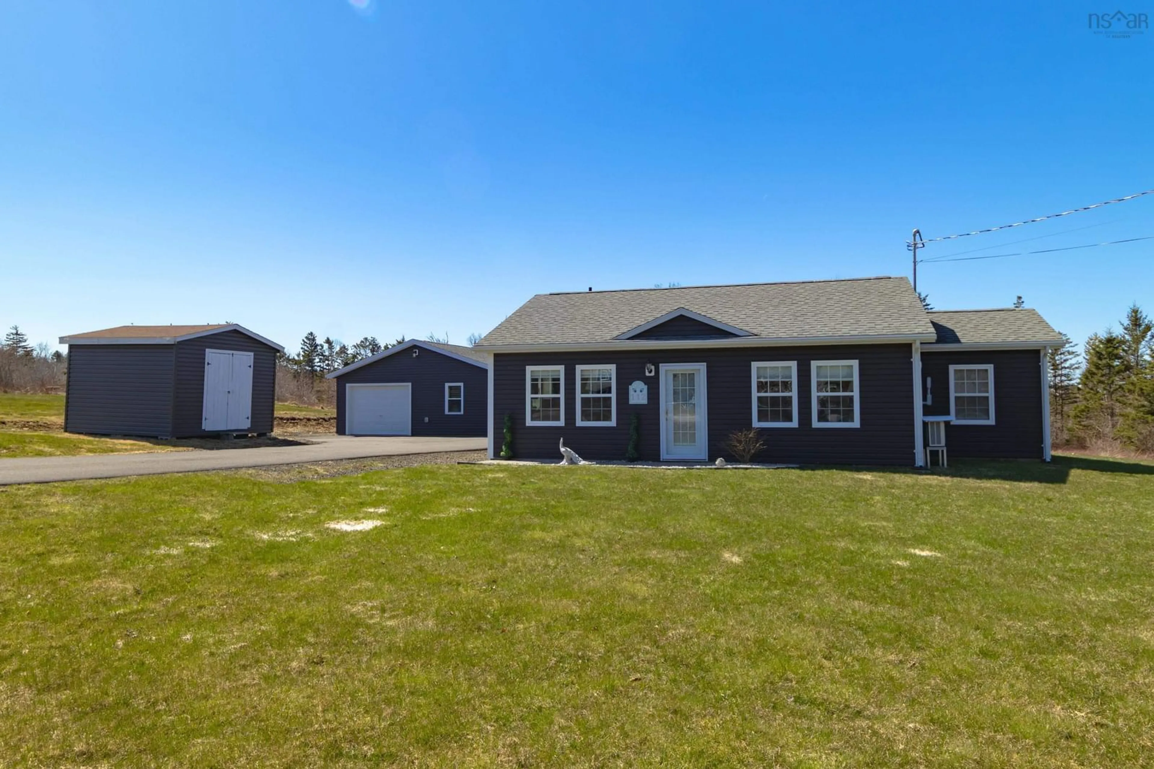 A pic from outside/outdoor area/front of a property/back of a property/a pic from drone, building for 112 North Range Cross Road, Barton Nova Scotia B0W 1H0