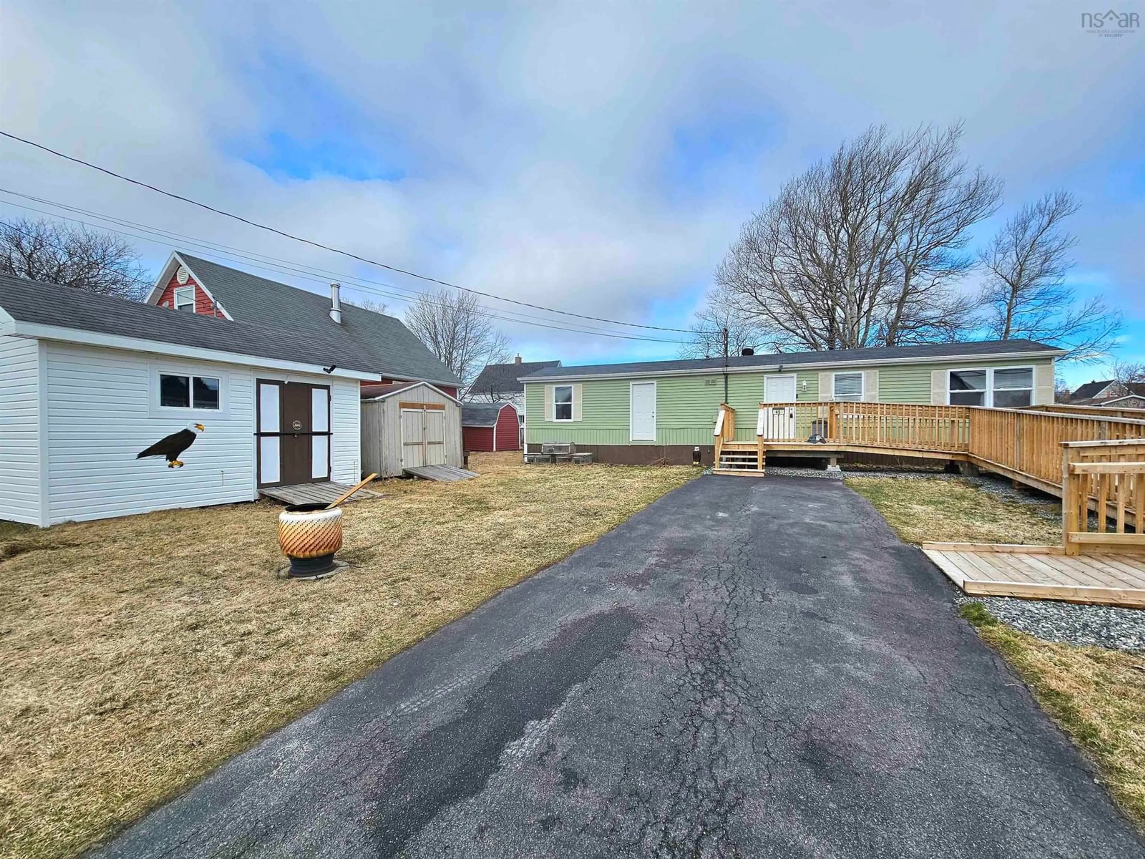 A pic from outside/outdoor area/front of a property/back of a property/a pic from drone, street for 45 Church St, Florence Nova Scotia B1Y 1E9