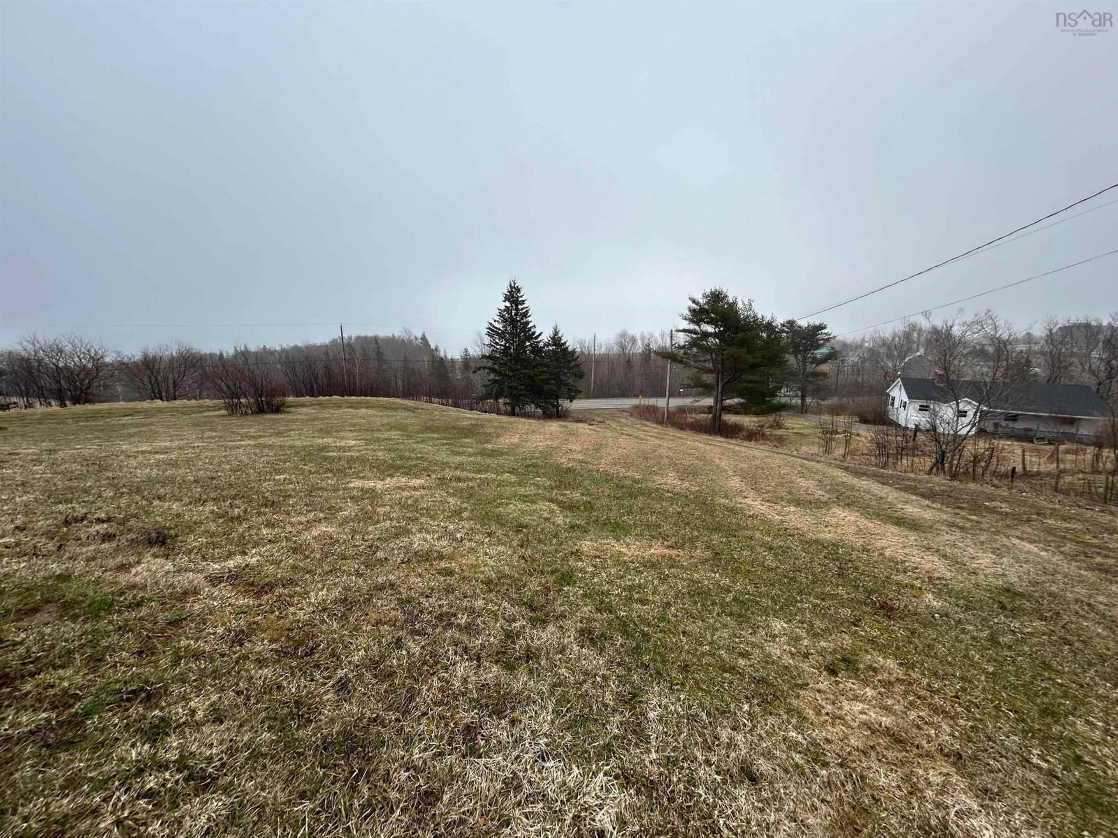 A pic from outside/outdoor area/front of a property/back of a property/a pic from drone, forest/trees view for 5985 Highway 337, Cape George Nova Scotia B2G 2L2