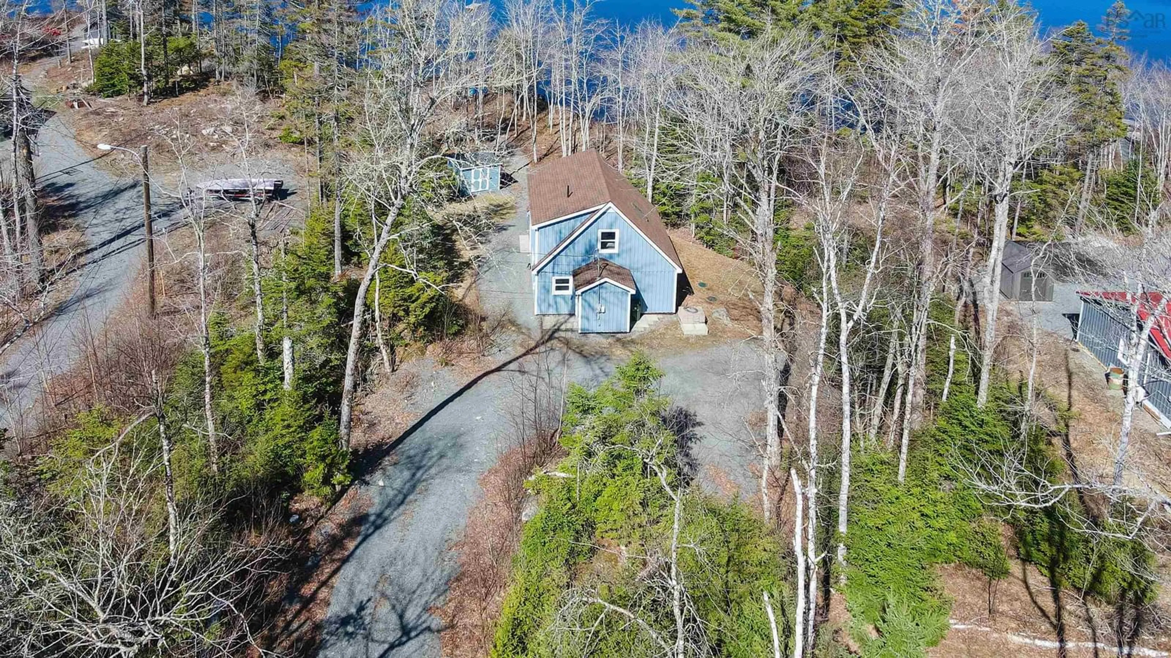 A pic from outside/outdoor area/front of a property/back of a property/a pic from drone, water/lake/river/ocean view for 68 Western Point Lane #3, Mount Uniacke Nova Scotia B0N 1Z0