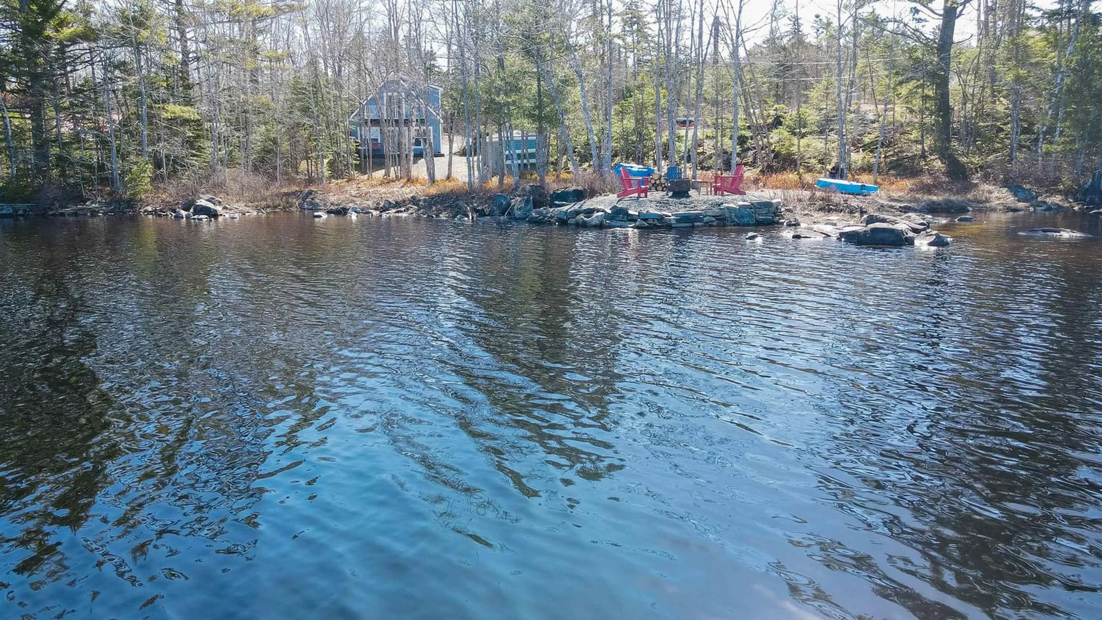 A pic from outside/outdoor area/front of a property/back of a property/a pic from drone, water/lake/river/ocean view for 68 Western Point Lane #3, Mount Uniacke Nova Scotia B0N 1Z0