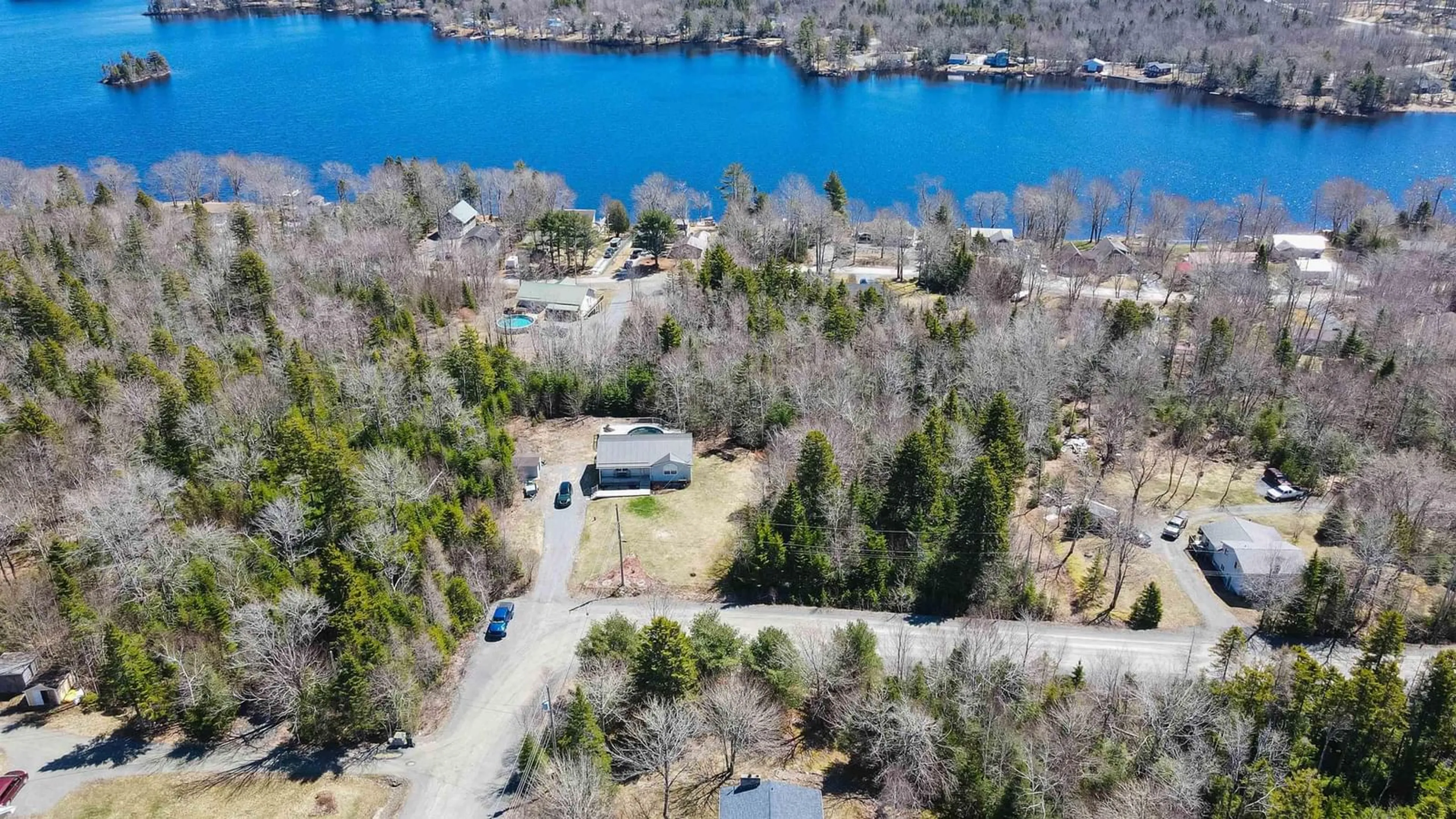 A pic from outside/outdoor area/front of a property/back of a property/a pic from drone, water/lake/river/ocean view for Rainbow Dr #1, Mount Uniacke Nova Scotia B0N 1Z0