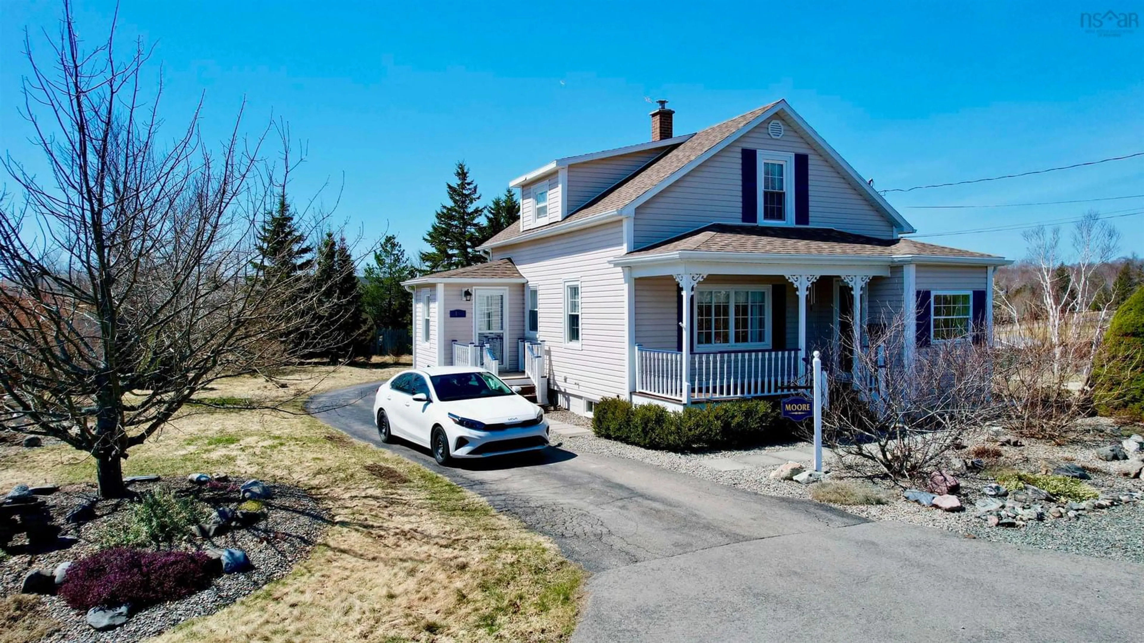 A pic from outside/outdoor area/front of a property/back of a property/a pic from drone, street for 11 Cameron St, Glace Bay Nova Scotia B1A 2E8