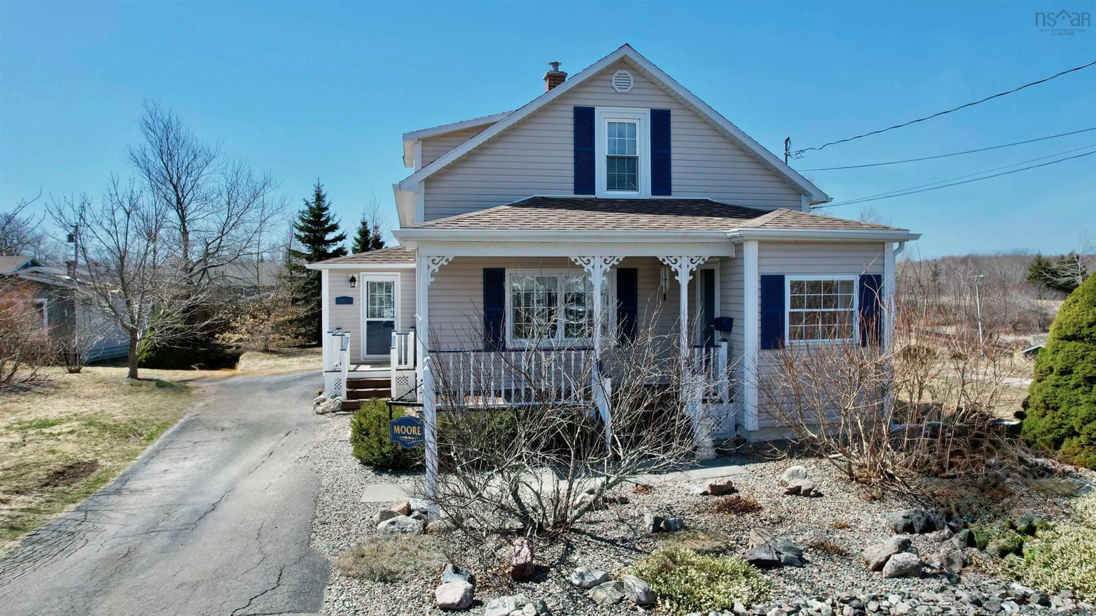 Home with vinyl exterior material, street for 11 Cameron St, Glace Bay Nova Scotia B1A 2E8