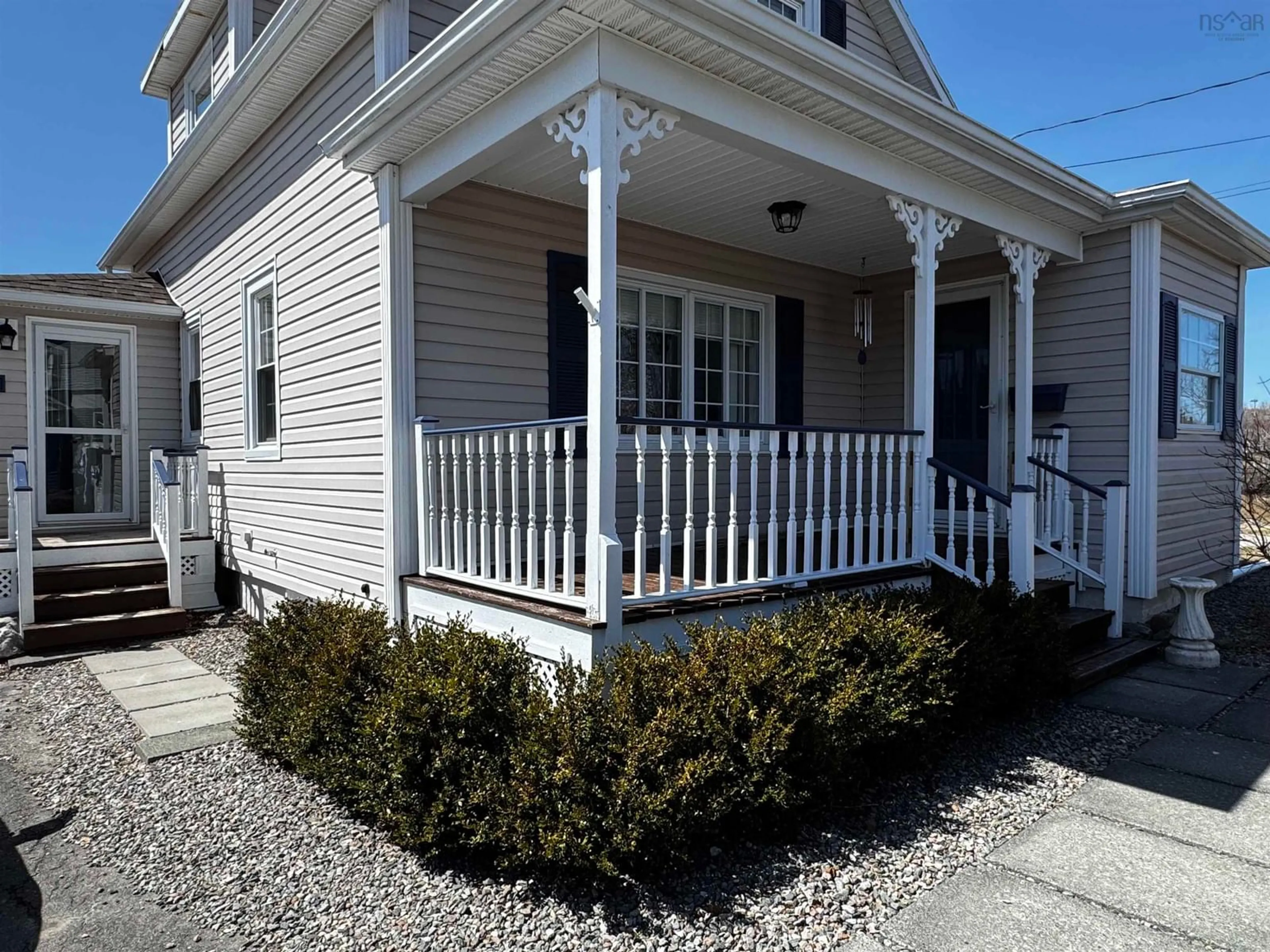 Home with vinyl exterior material, street for 11 Cameron St, Glace Bay Nova Scotia B1A 2E8