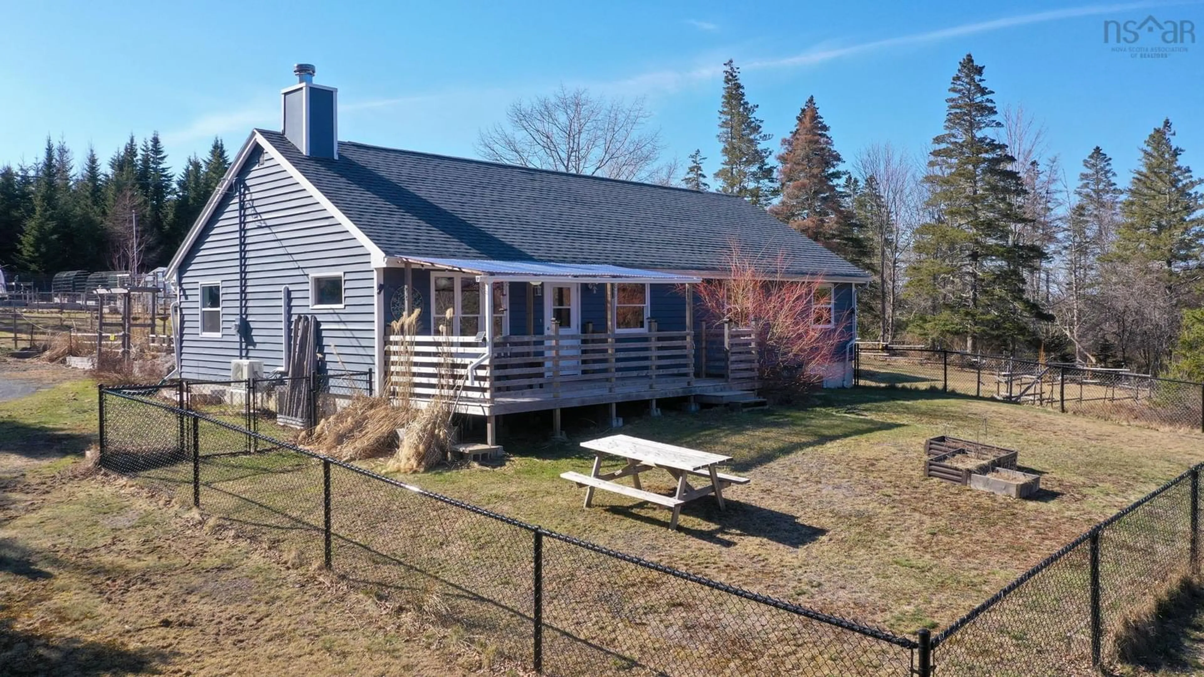 A pic from outside/outdoor area/front of a property/back of a property/a pic from drone, unknown for 12 Sand Dollar Lane, Second Peninsula Nova Scotia B0J 2C0