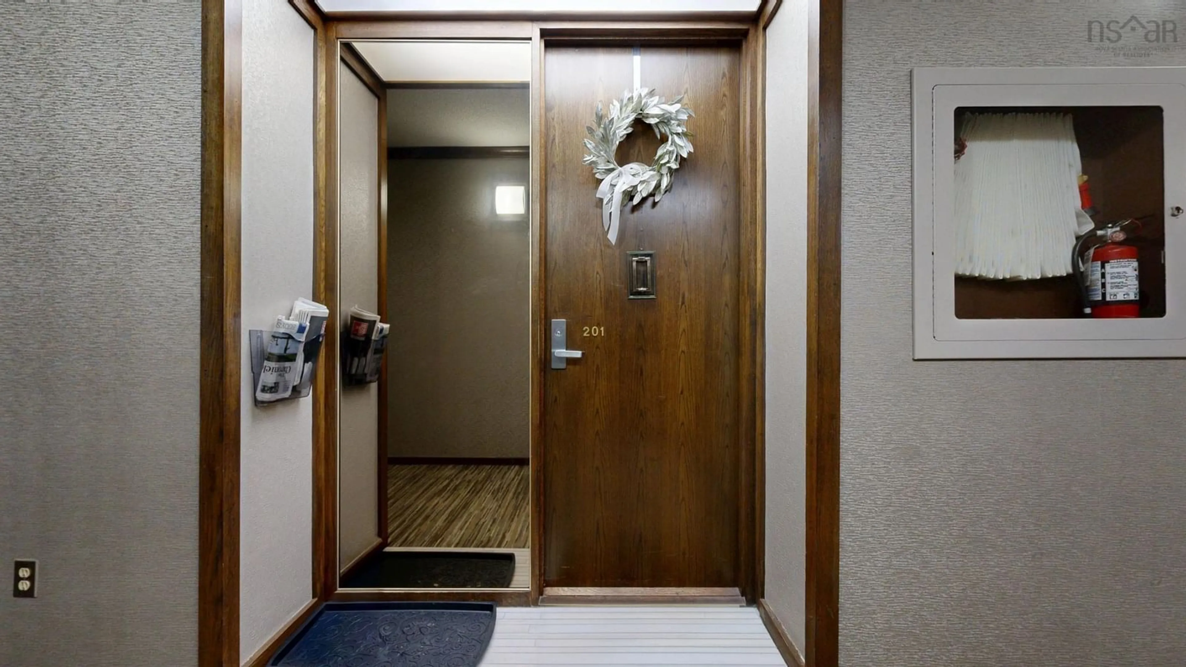 Indoor foyer for 6095 Coburg Road #201, Halifax Peninsula Nova Scotia B3K 4K1