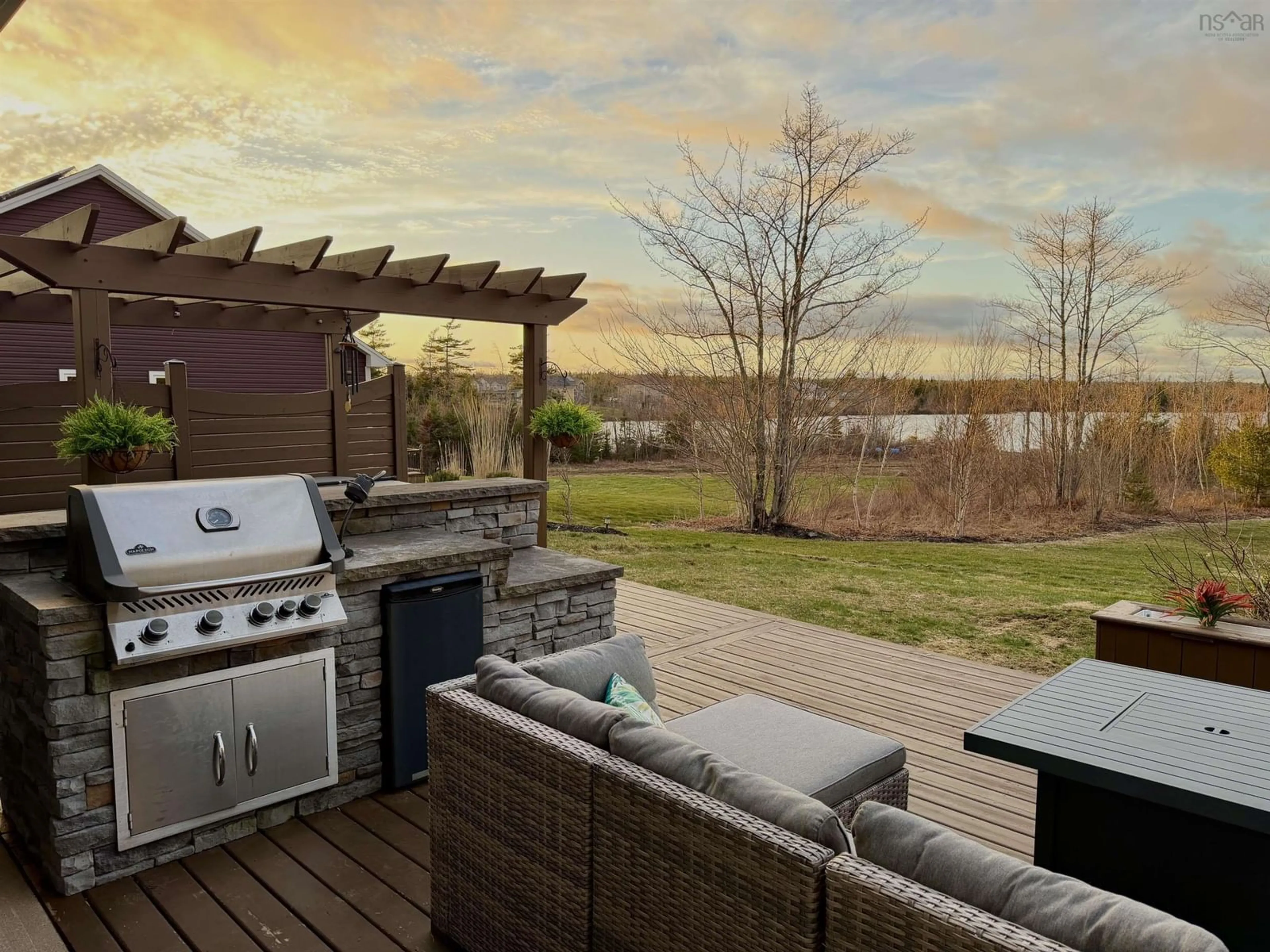 Patio, water/lake/river/ocean view for 316 Gammon Lake Dr, Lawrencetown Nova Scotia B2Z 1T9