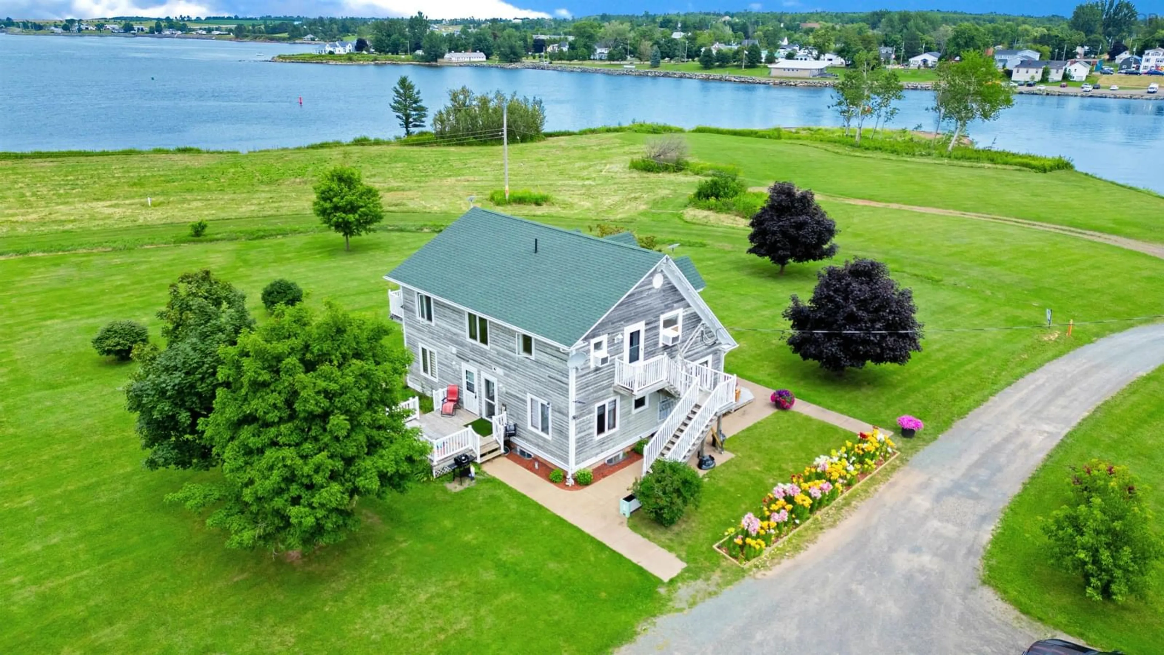 A pic from outside/outdoor area/front of a property/back of a property/a pic from drone, water/lake/river/ocean view for 119 Brickyard Rd, Pugwash Nova Scotia B0K 1L0