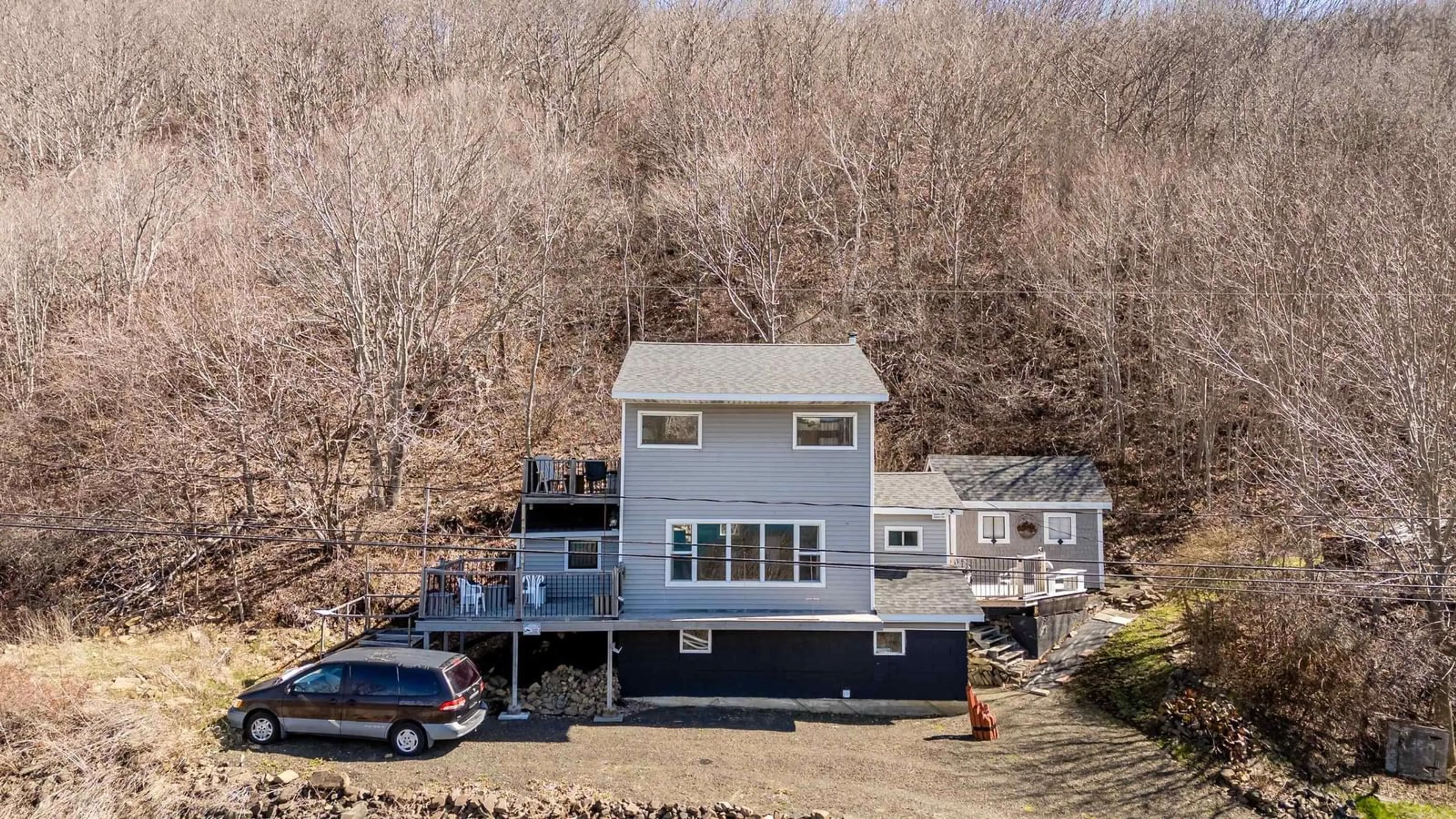 A pic from outside/outdoor area/front of a property/back of a property/a pic from drone, unknown for 817 Granville Rd, Victoria Beach Nova Scotia B0S 1A0