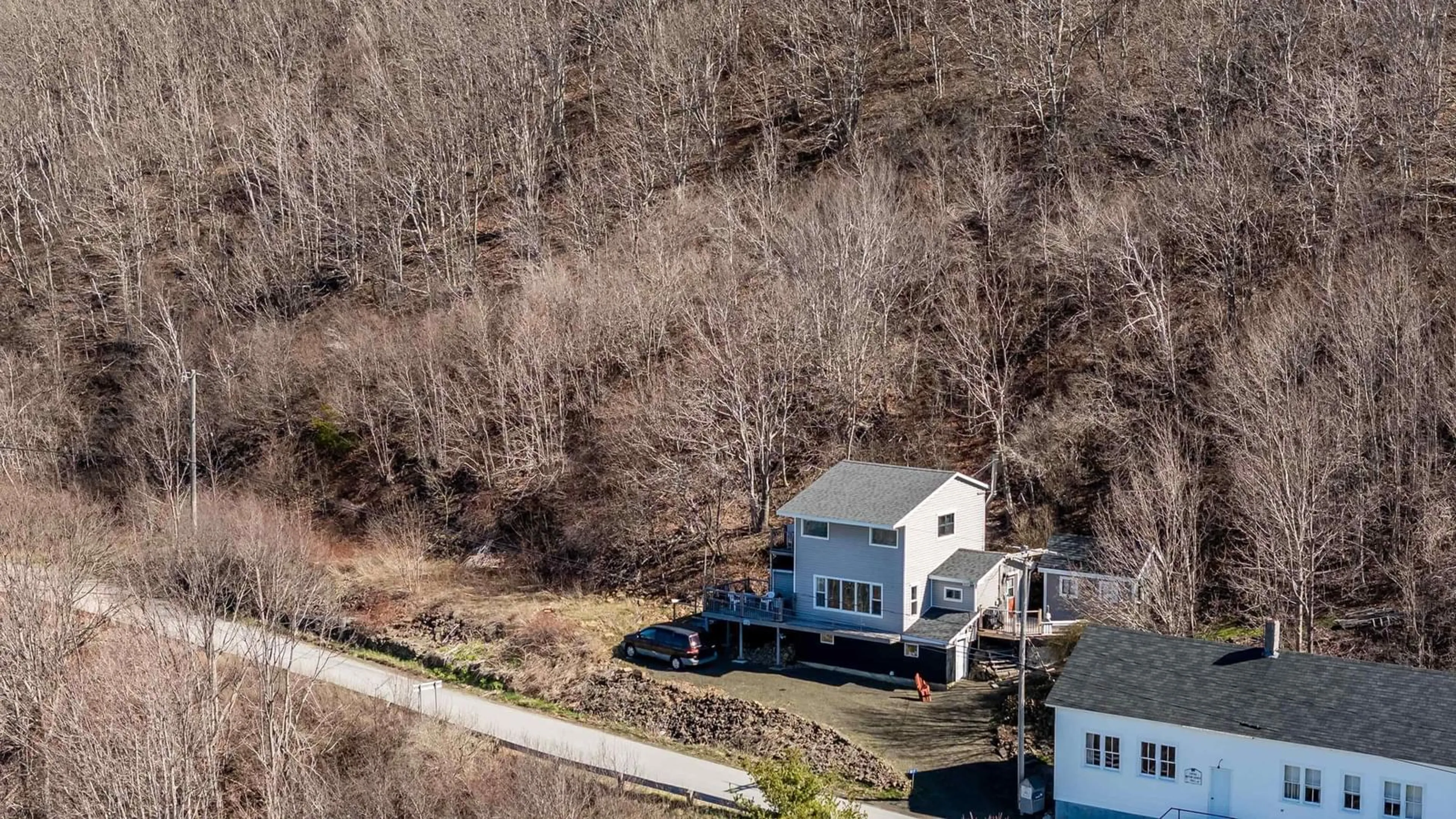 A pic from outside/outdoor area/front of a property/back of a property/a pic from drone, water/lake/river/ocean view for 817 Granville Rd, Victoria Beach Nova Scotia B0S 1A0