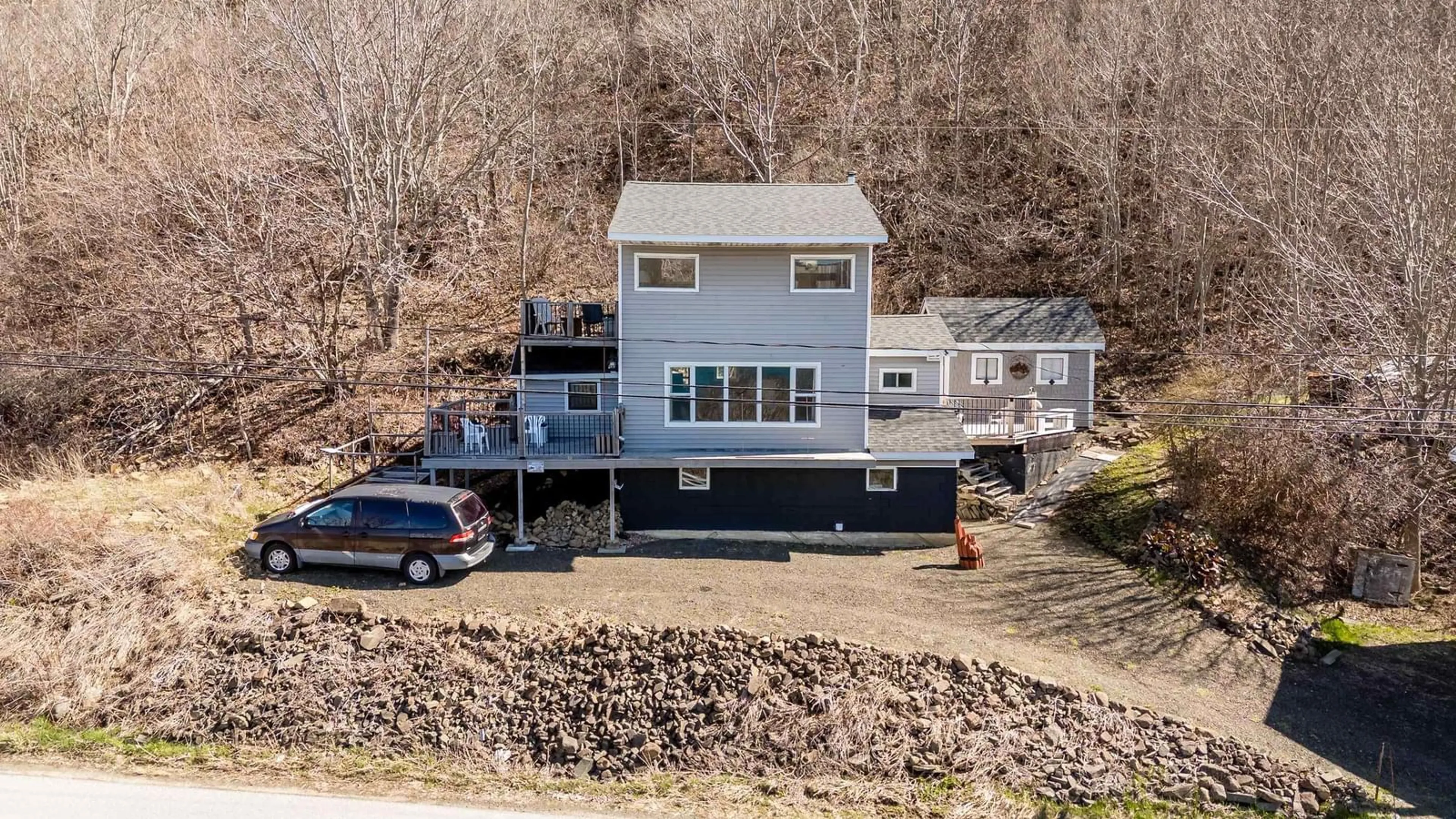 A pic from outside/outdoor area/front of a property/back of a property/a pic from drone, water/lake/river/ocean view for 817 Granville Rd, Victoria Beach Nova Scotia B0S 1A0