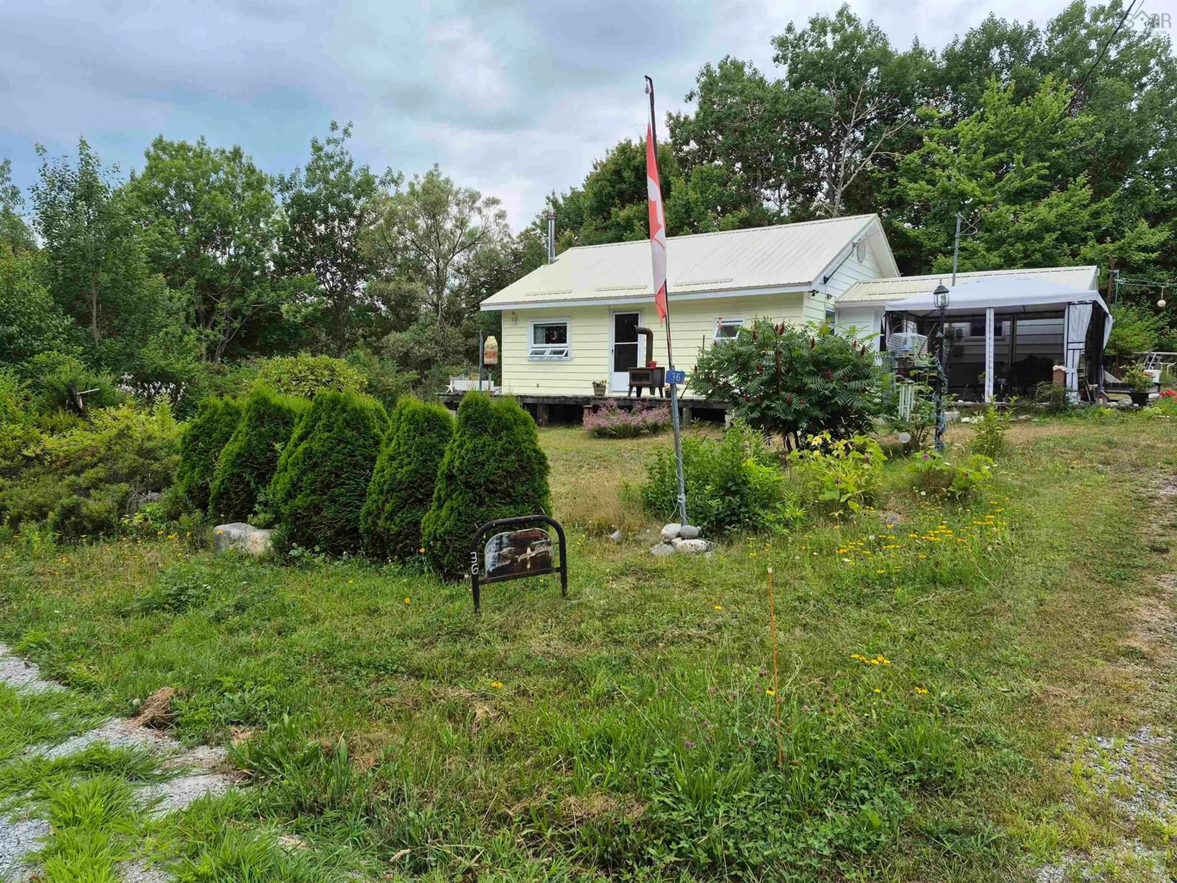 A pic from outside/outdoor area/front of a property/back of a property/a pic from drone, mountain view for 36 Goose View Dr, East Port L'Hebert Nova Scotia B0T 1S0