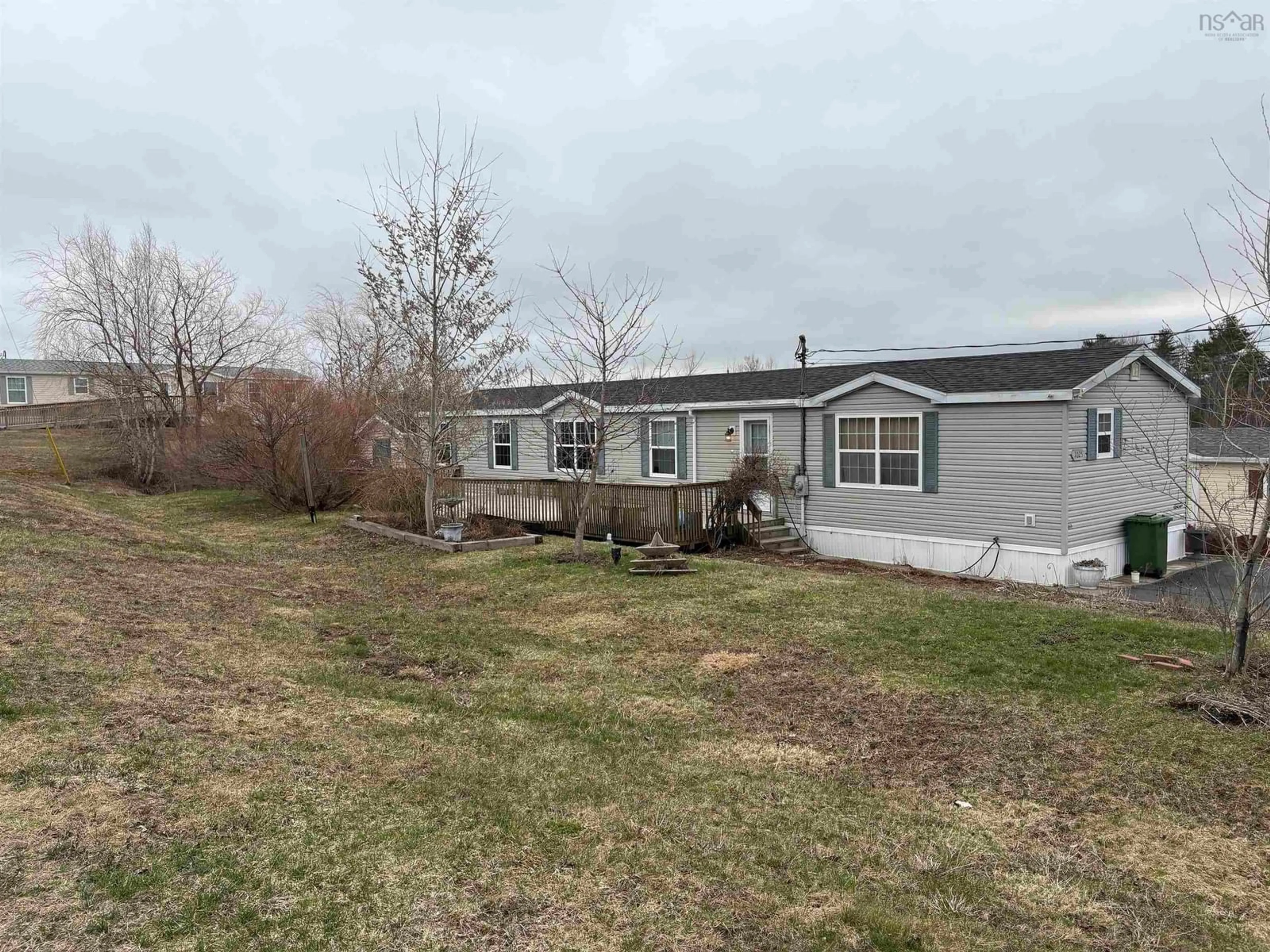 A pic from outside/outdoor area/front of a property/back of a property/a pic from drone, unknown for 1025 Park Lane, Westville Nova Scotia B0K 2A0