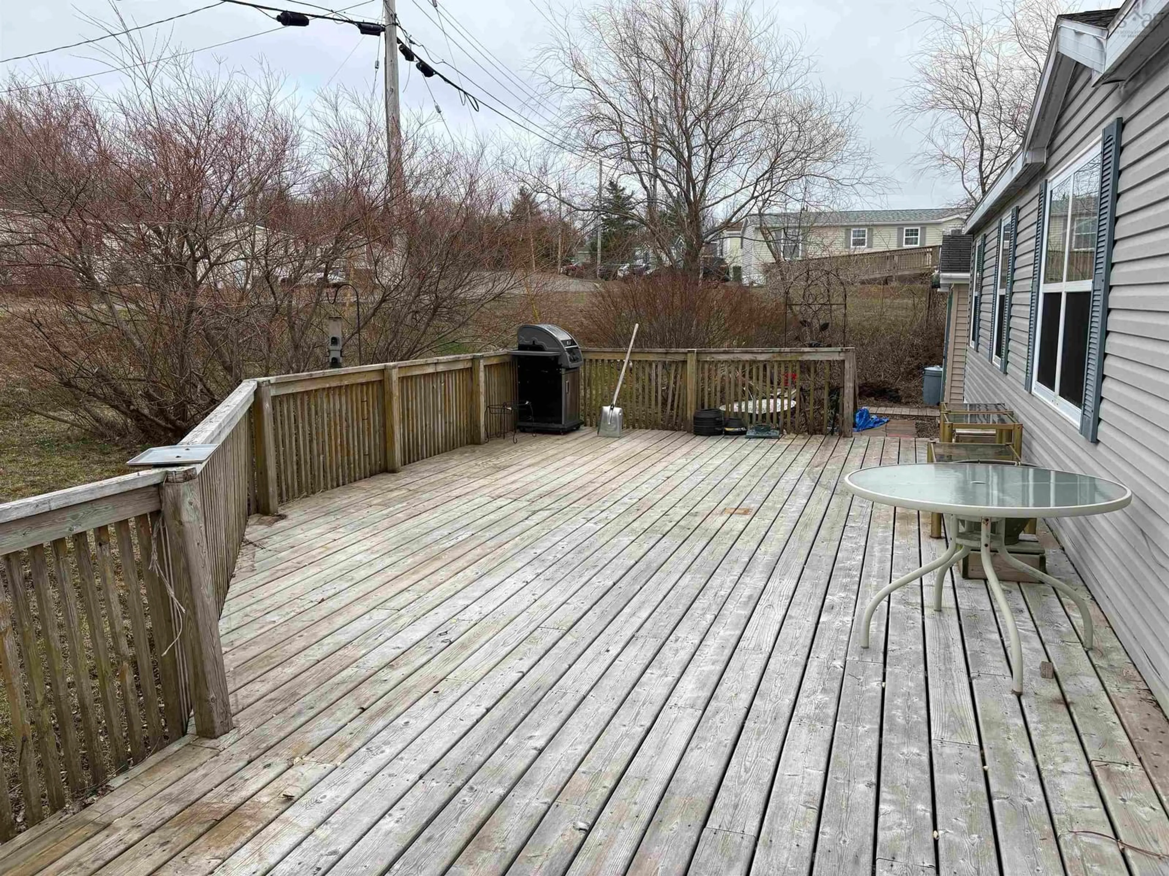 Patio, street for 1025 Park Lane, Westville Nova Scotia B0K 2A0