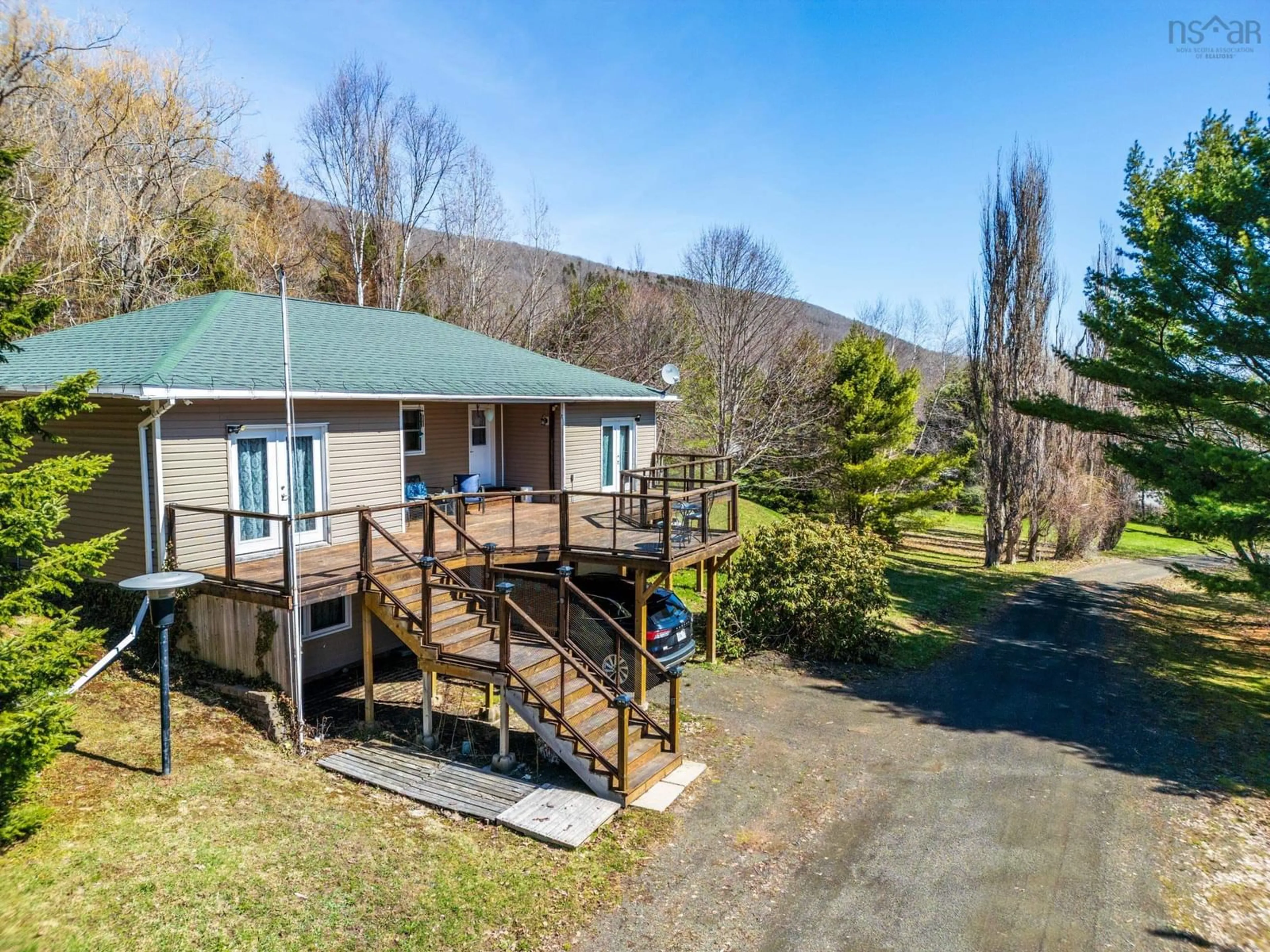 A pic from outside/outdoor area/front of a property/back of a property/a pic from drone, mountain view for 663 Hampton Mountain Rd, Clarence West Nova Scotia B0S 1C0